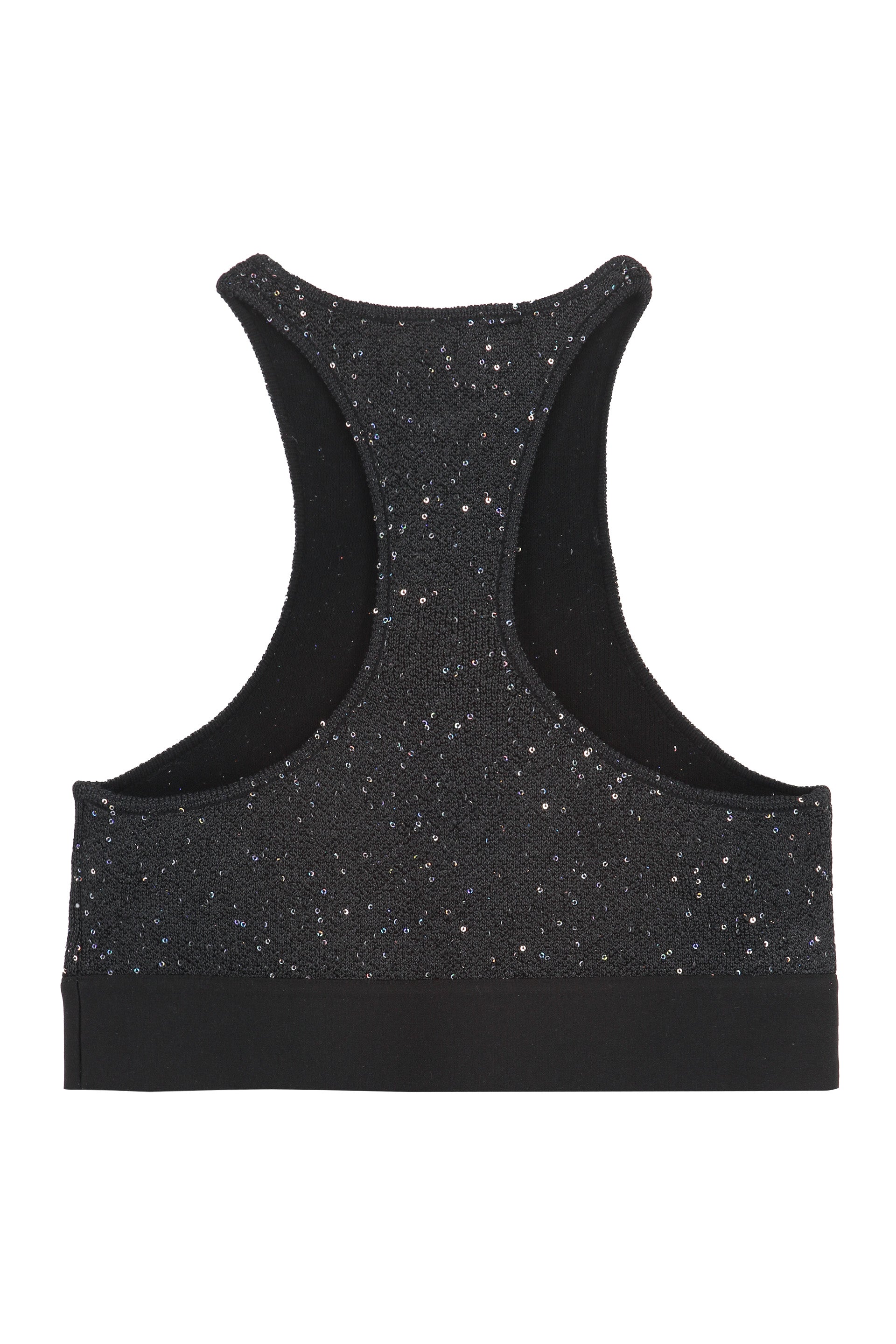 PALM ANGELS Mini Crop-Top with Logo Embellishments