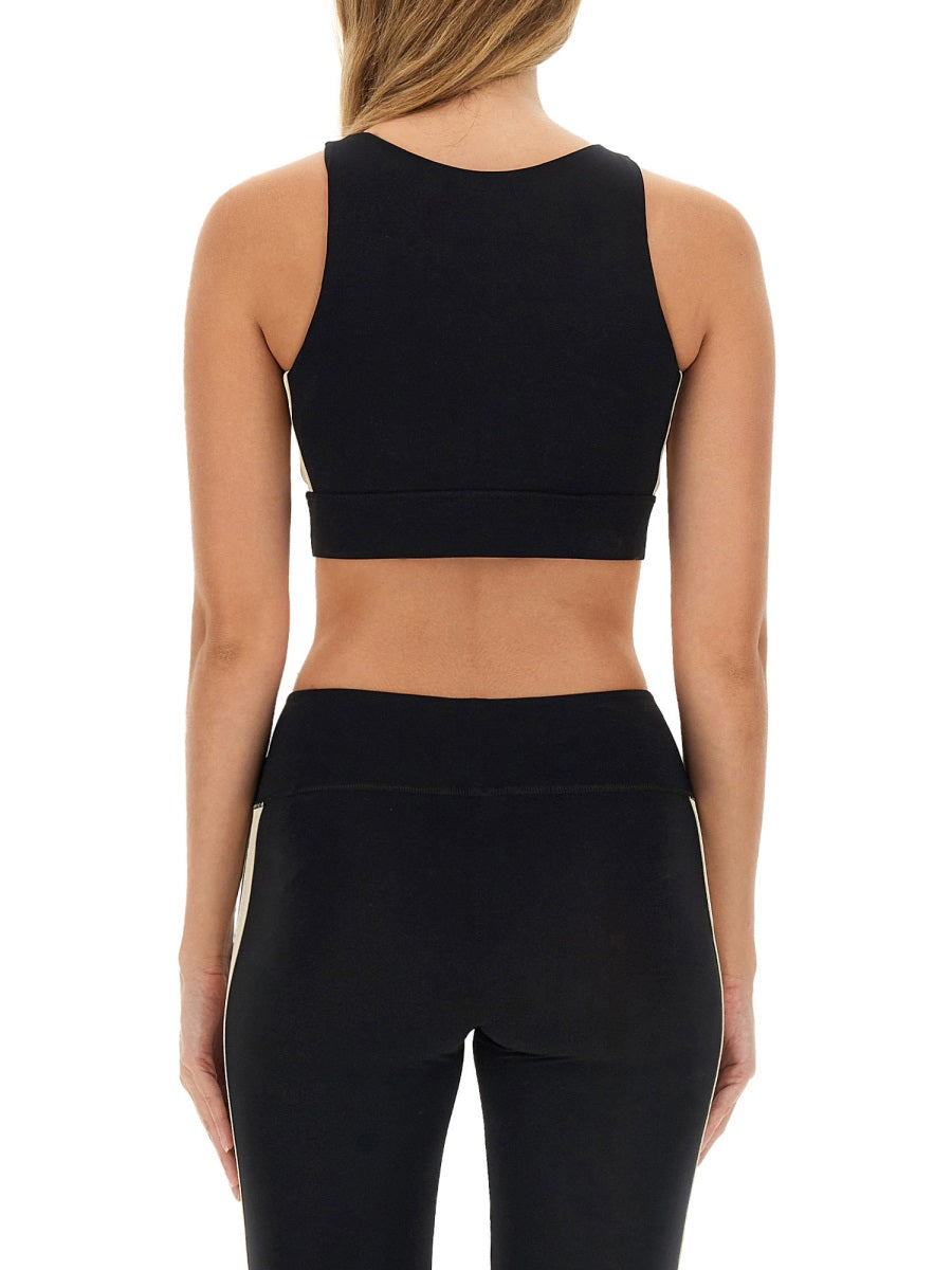 PALM ANGELS Logo-Embellished Women's Top - Size S