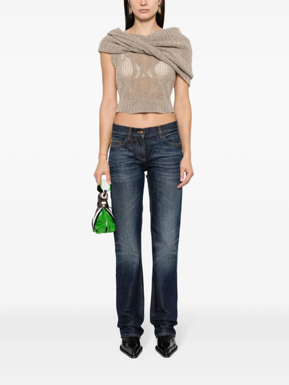 PALM ANGELS Women's Straight Leg Denim Jeans - SS24 Collection