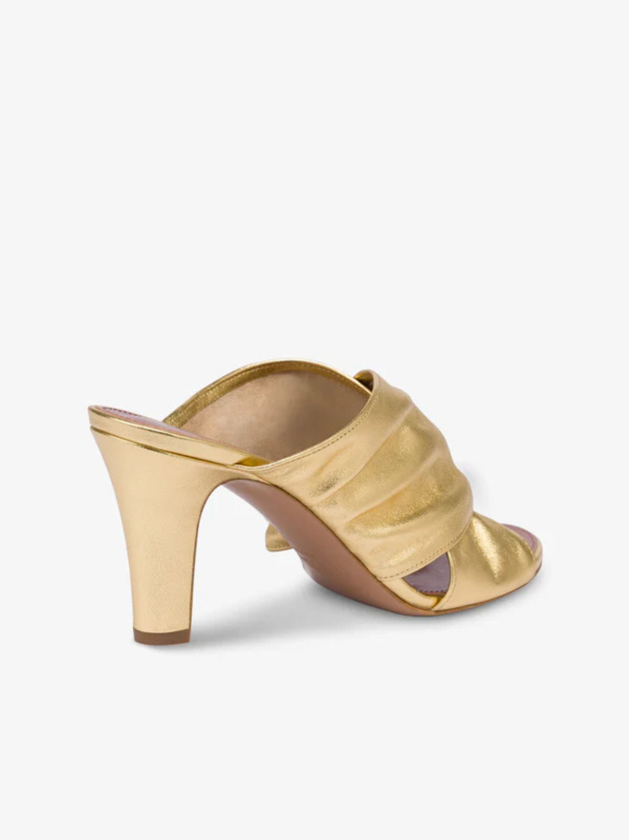 PARIS TEXAS Metallic Mini Flat Sandals