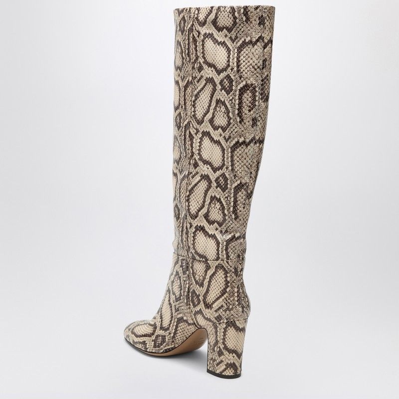 PARIS TEXAS Lavinia Boots in Python-Printed Leather