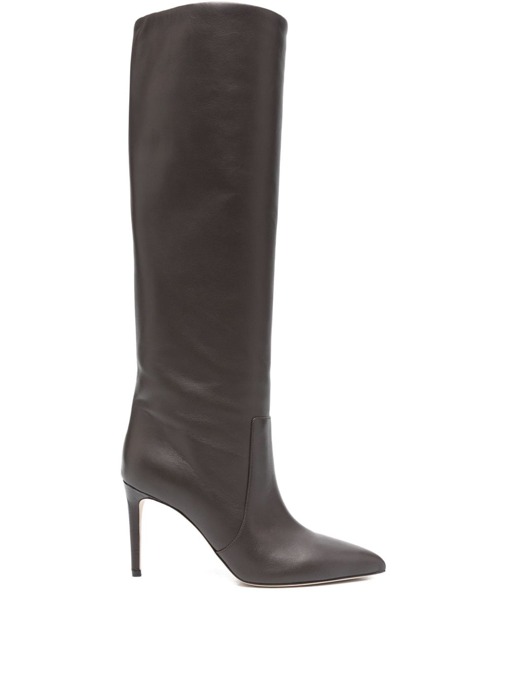 PARIS TEXAS Knee-High Stiletto Leather Boots for Women