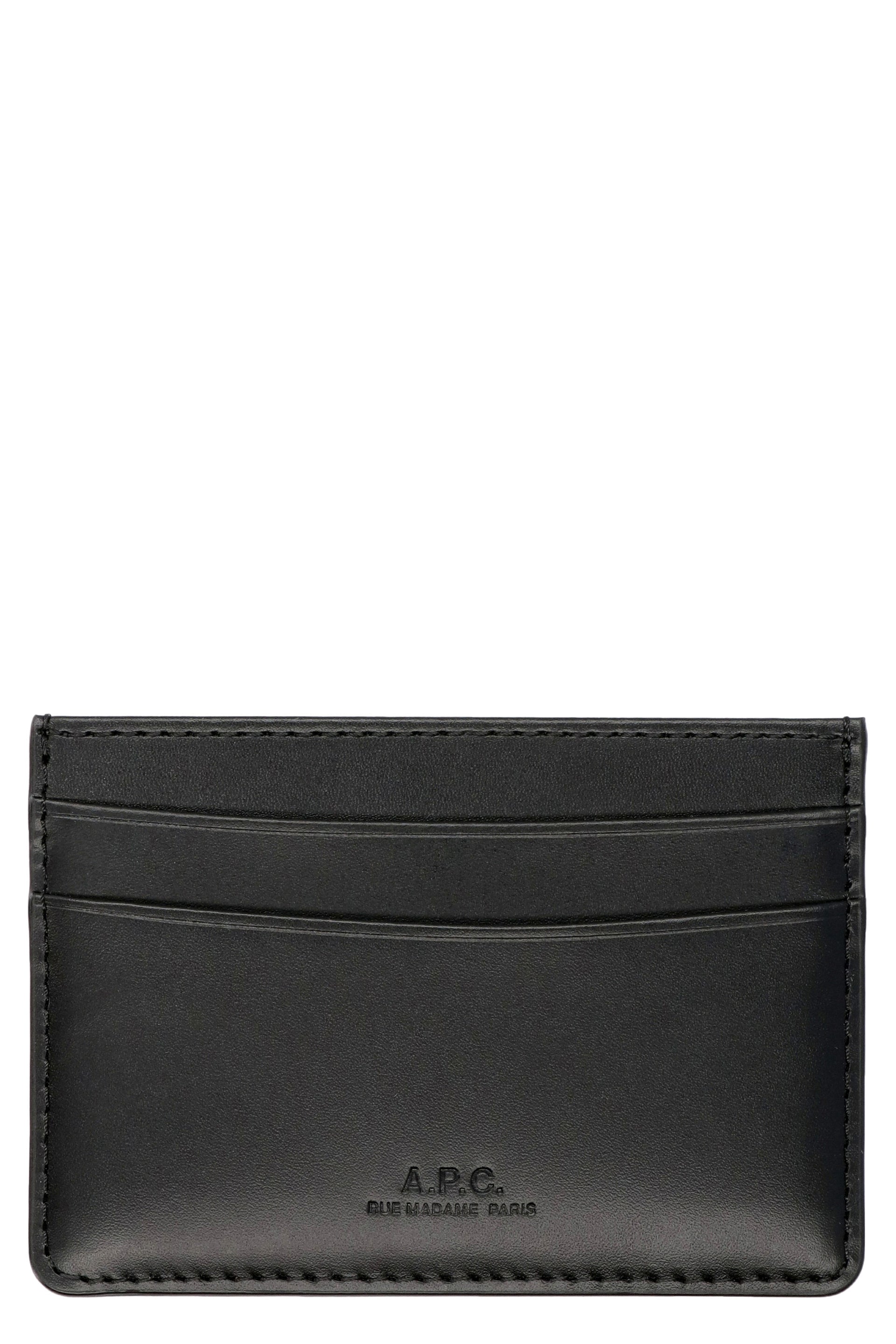 A.P.C. Mini Leather Card Holder