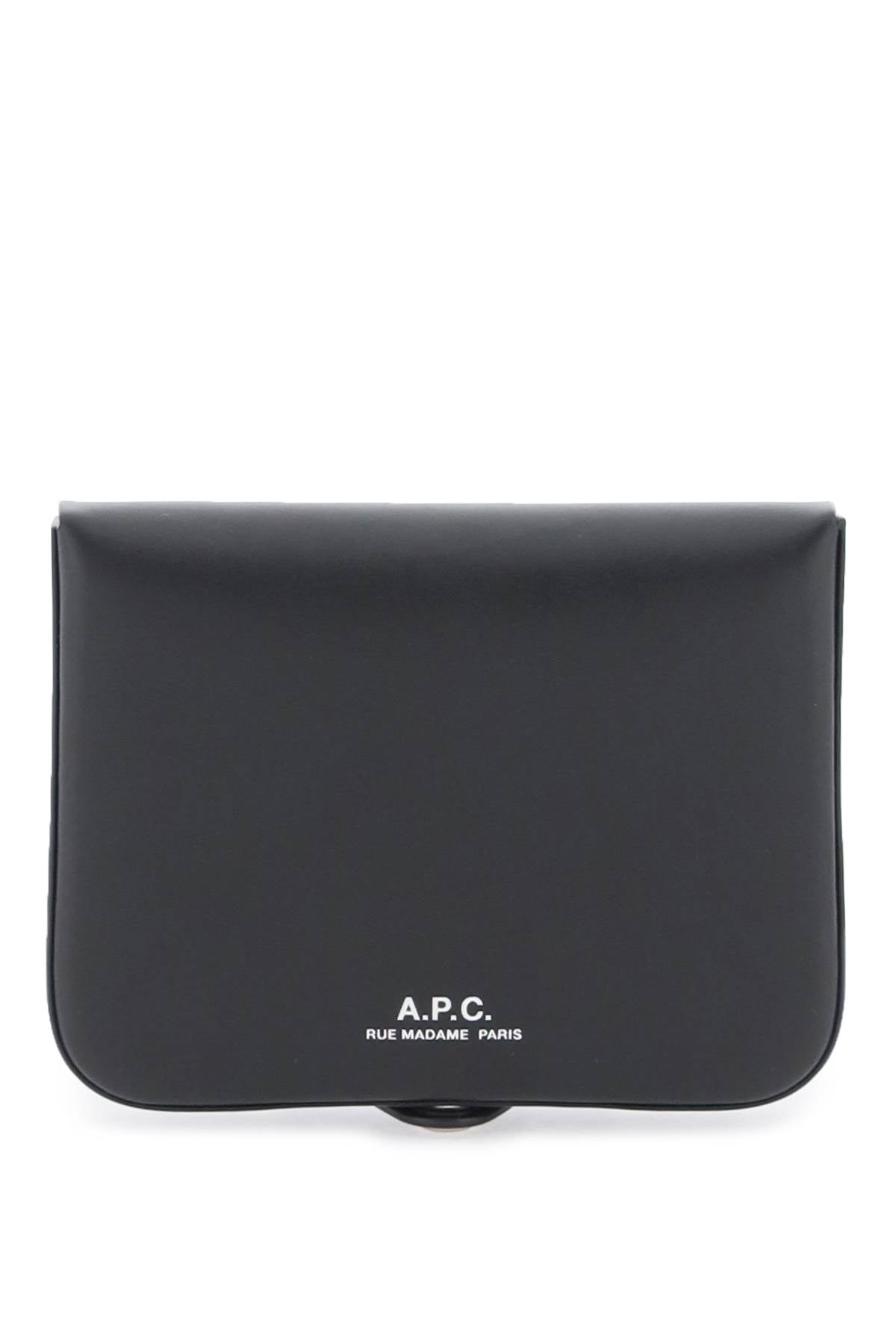 A.P.C. Men's Mini Leather Card Holder