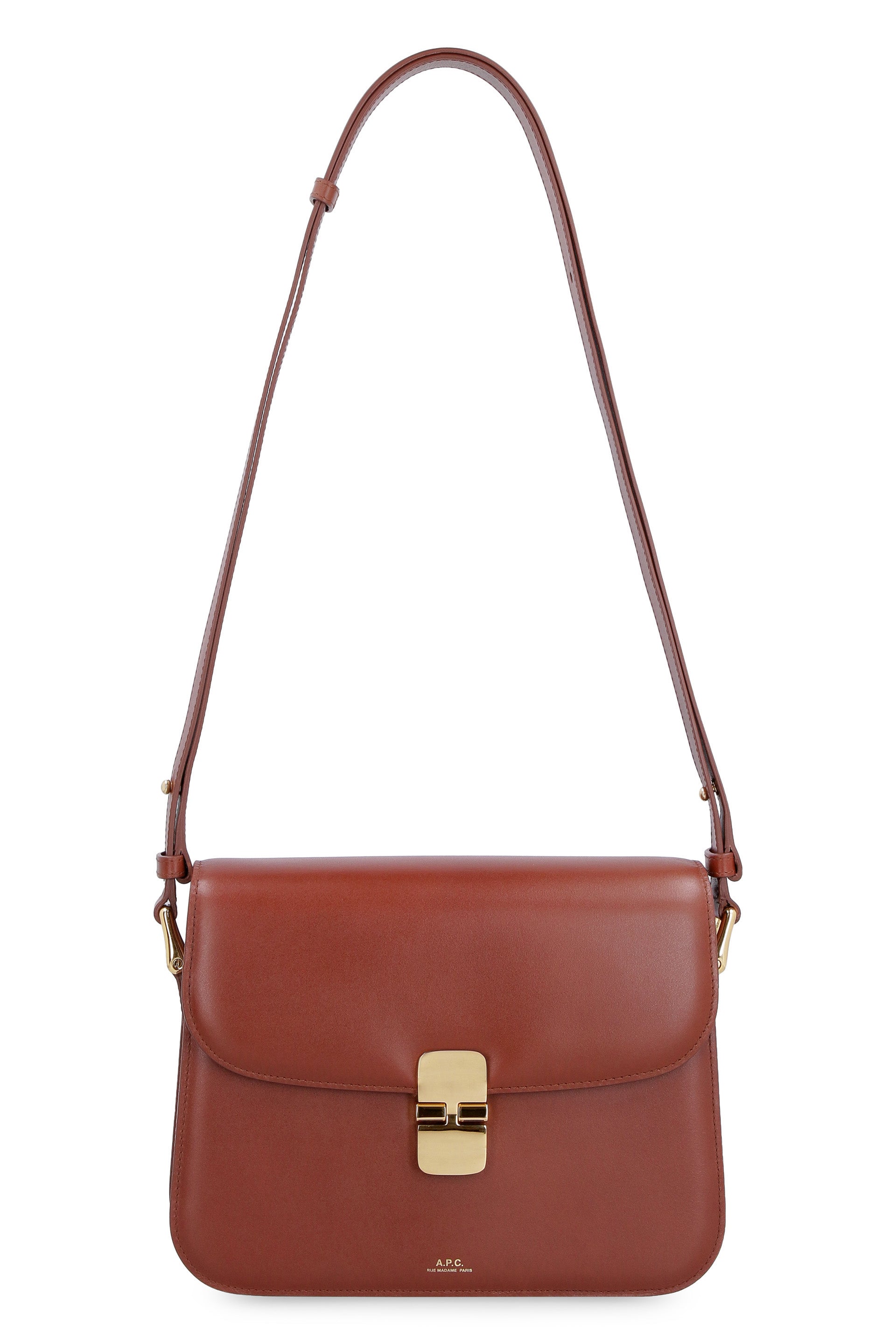 A.P.C. Grace Mini Leather Crossbody Handbag
