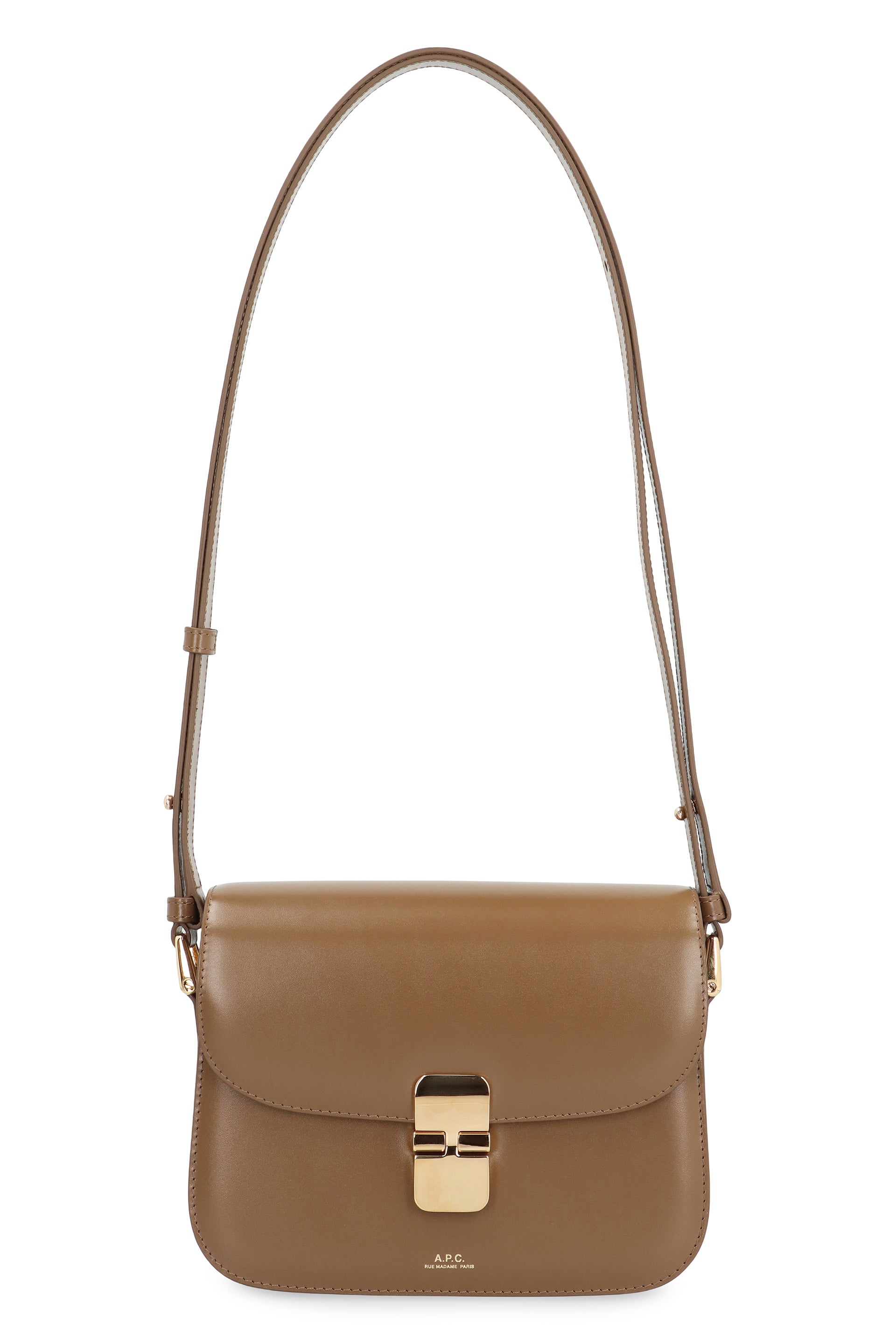 A.P.C. Grace Leather Crossbody Handbag - 21 cm