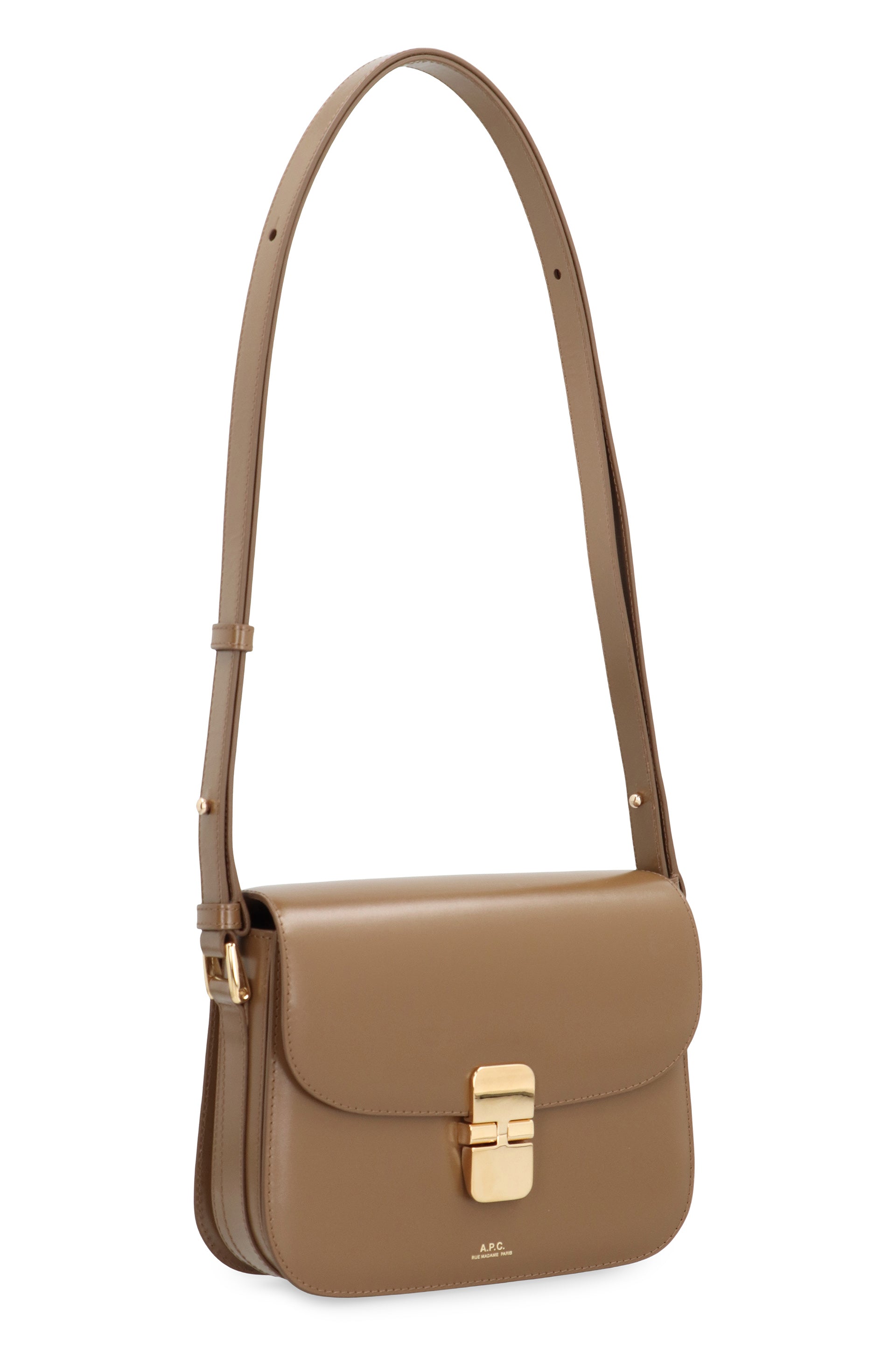 A.P.C. Grace Leather Crossbody Handbag - 21 cm