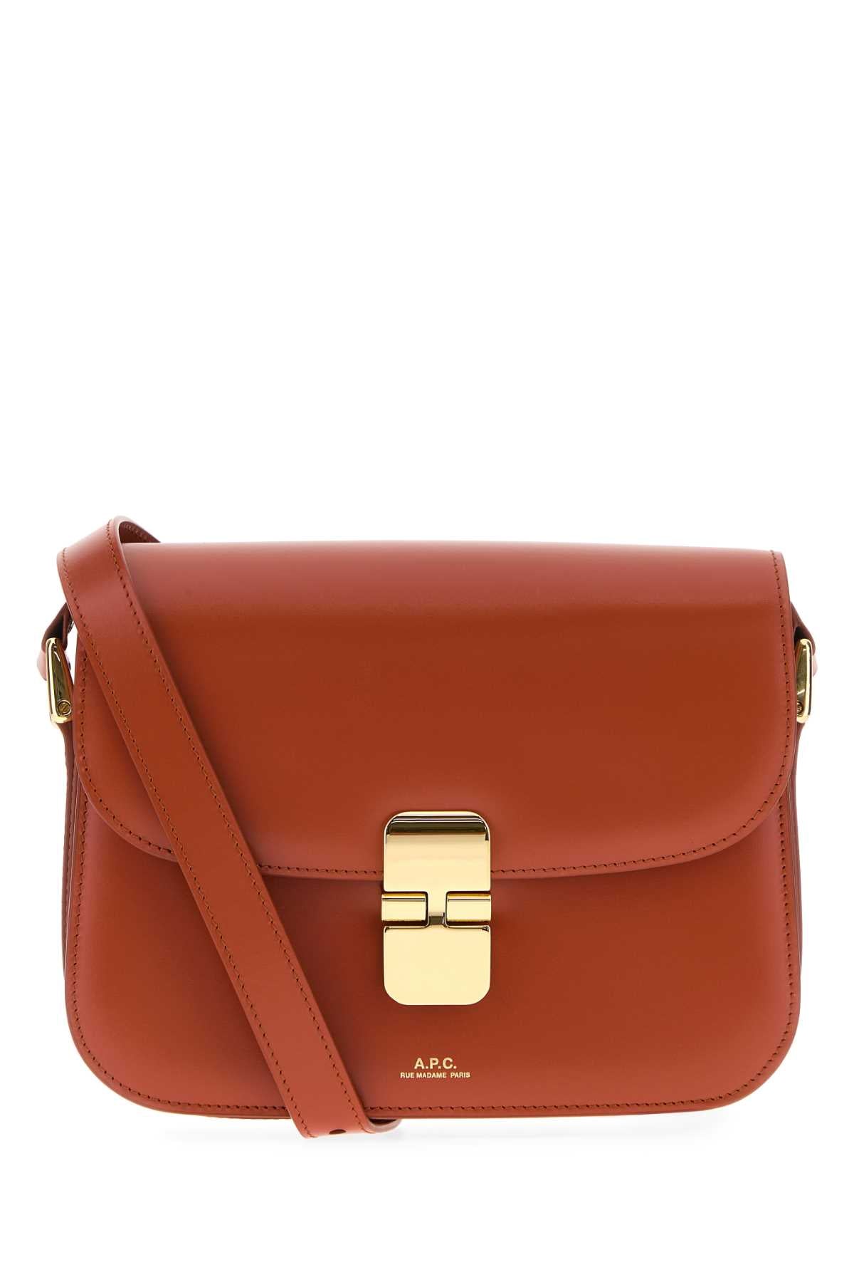 A.P.C. Mini Leather Crossbody Handbag