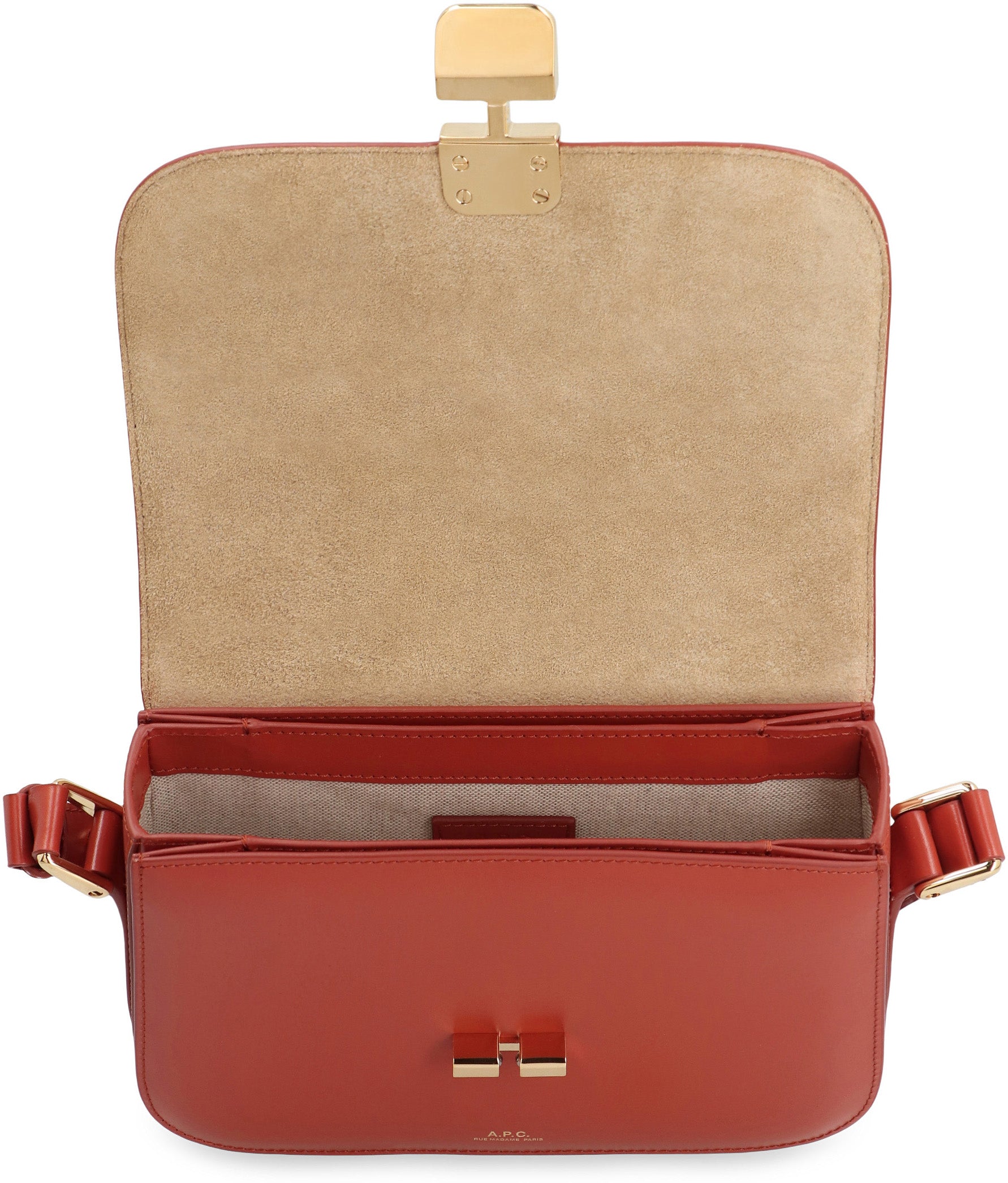 A.P.C. Mini Leather Crossbody Handbag