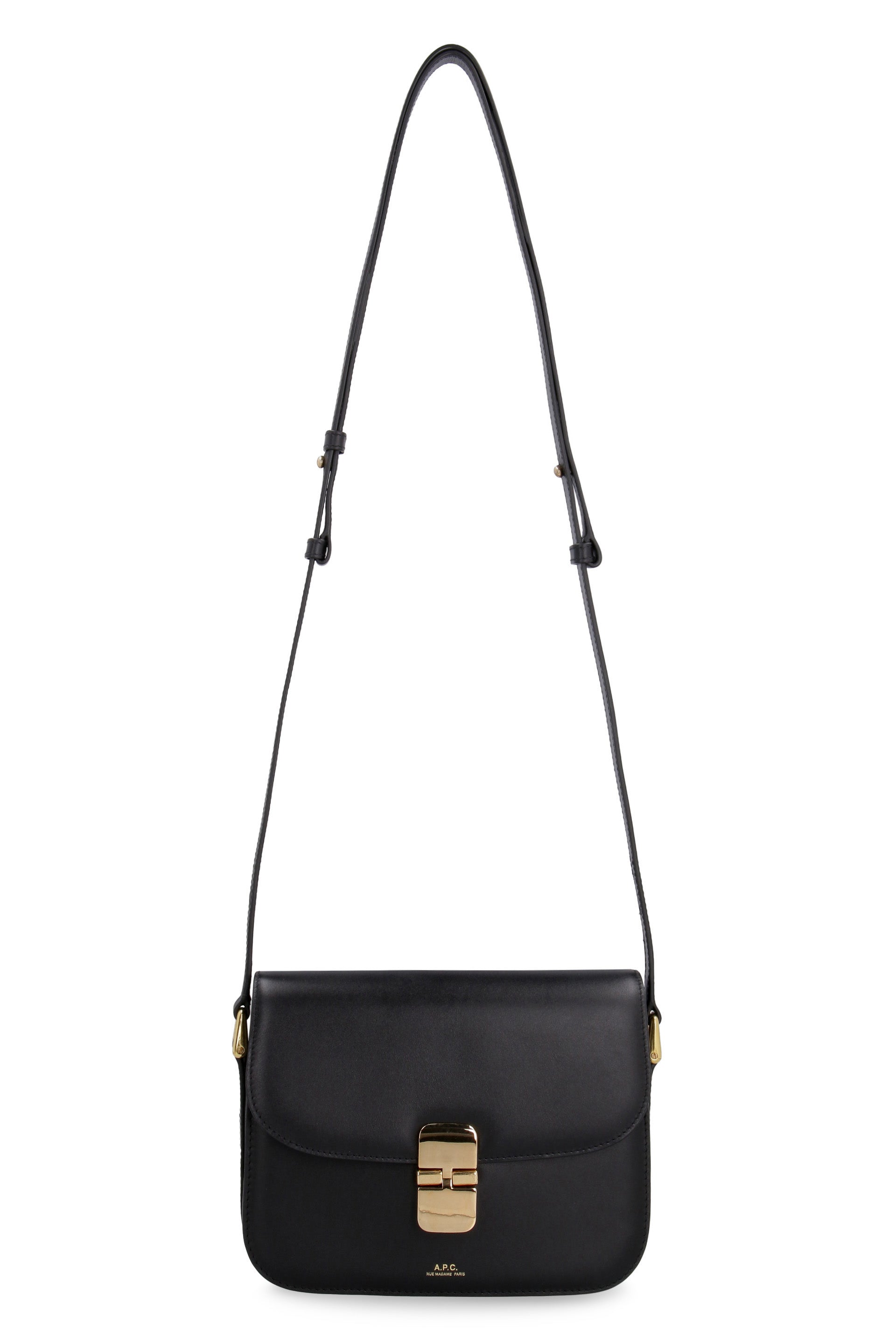 A.P.C. Mini Leather Small Grace Crossbody Handbag