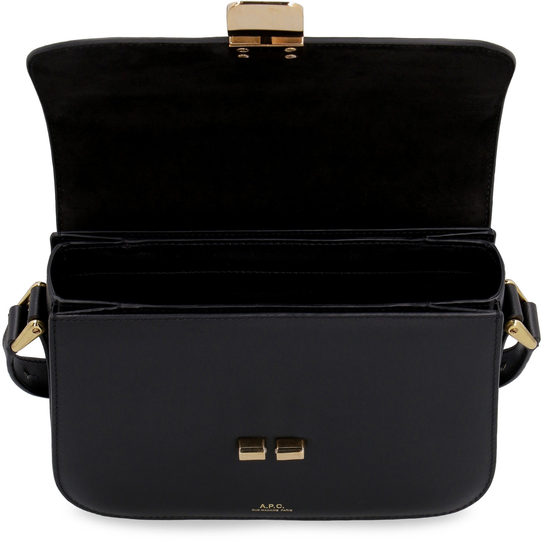 A.P.C. Mini Leather Small Grace Crossbody Handbag