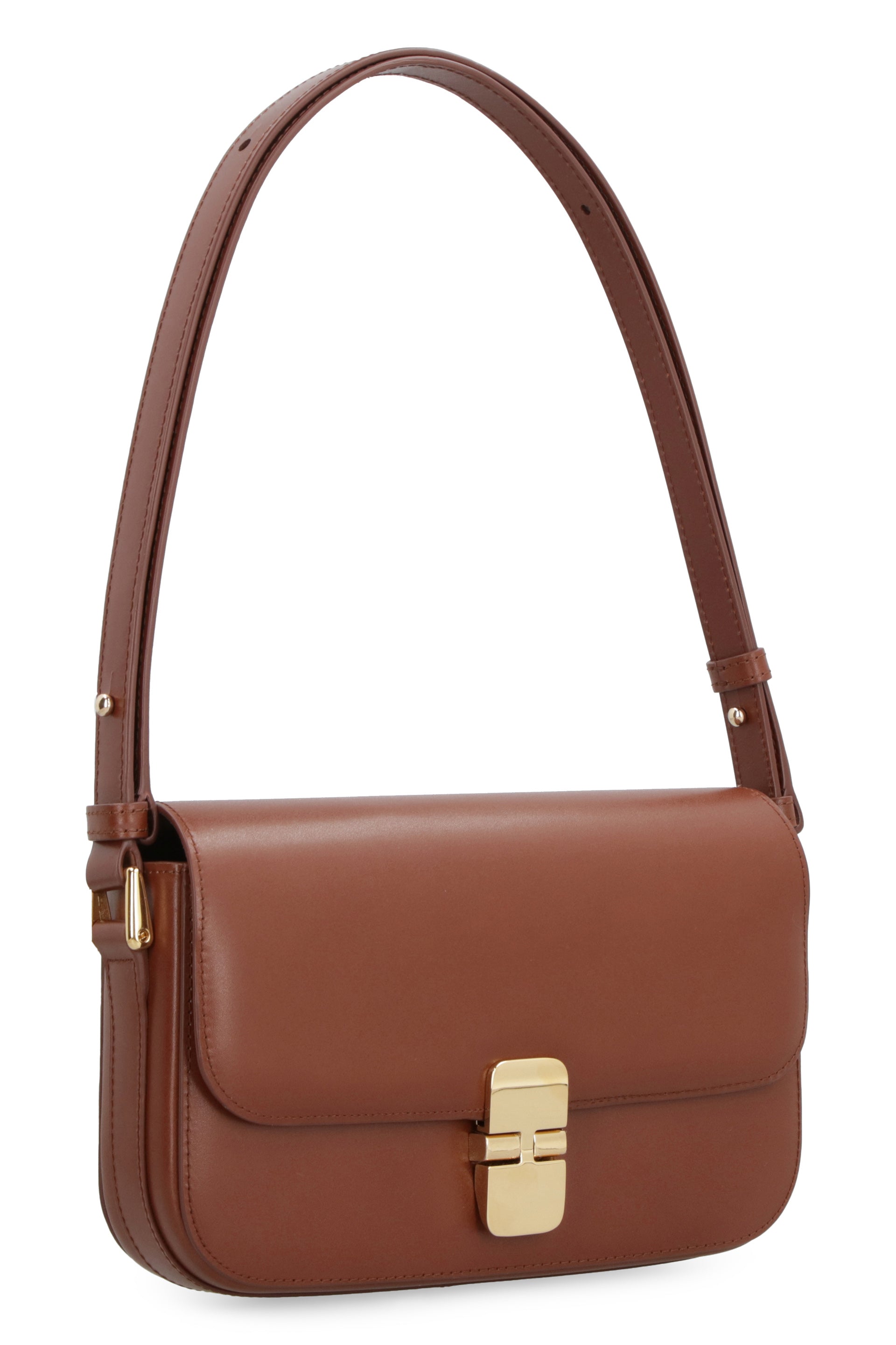 A.P.C. Mini Leather Grace Shoulder Handbag