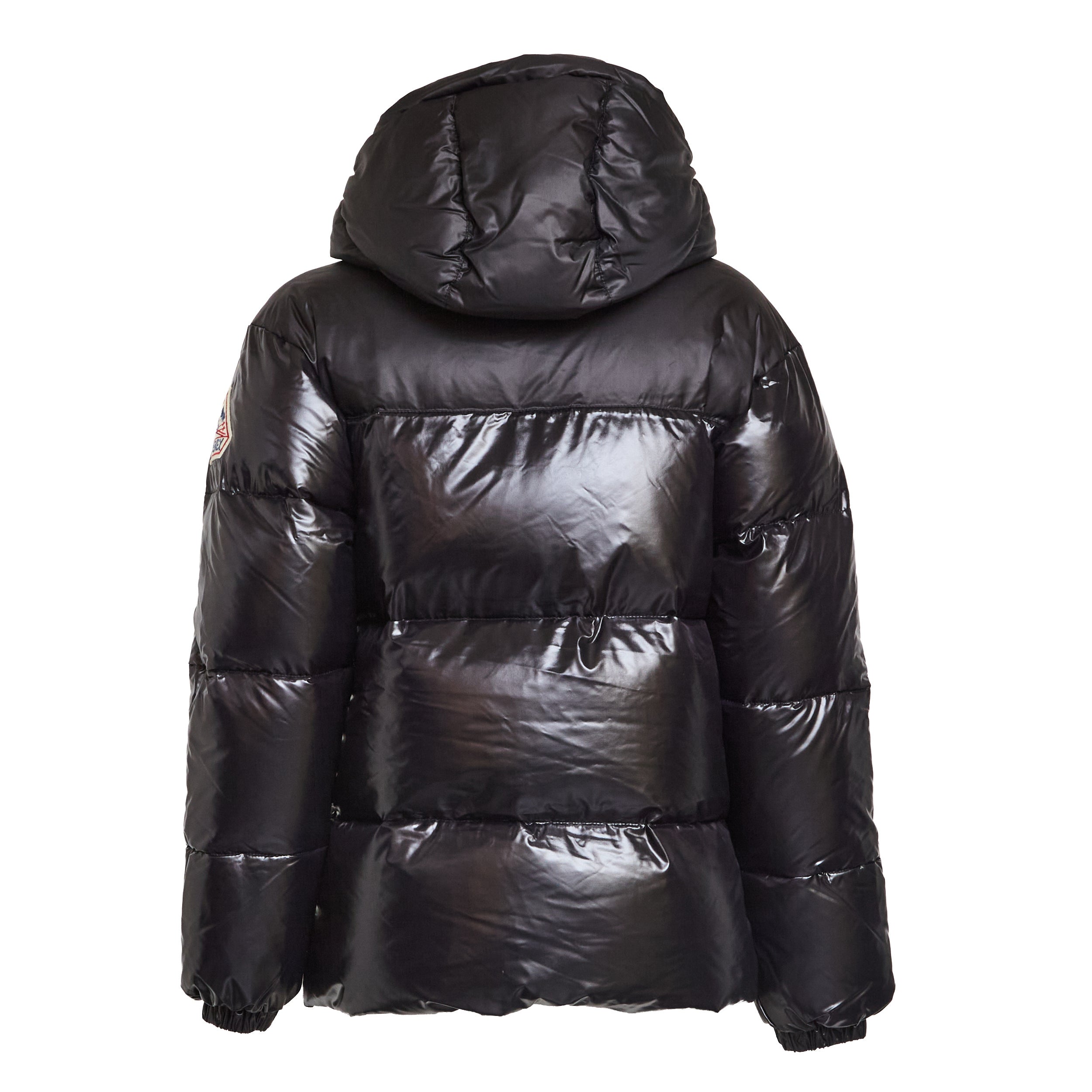 PYRENEX Mini Bomber Jacket with Removable Hood for Women