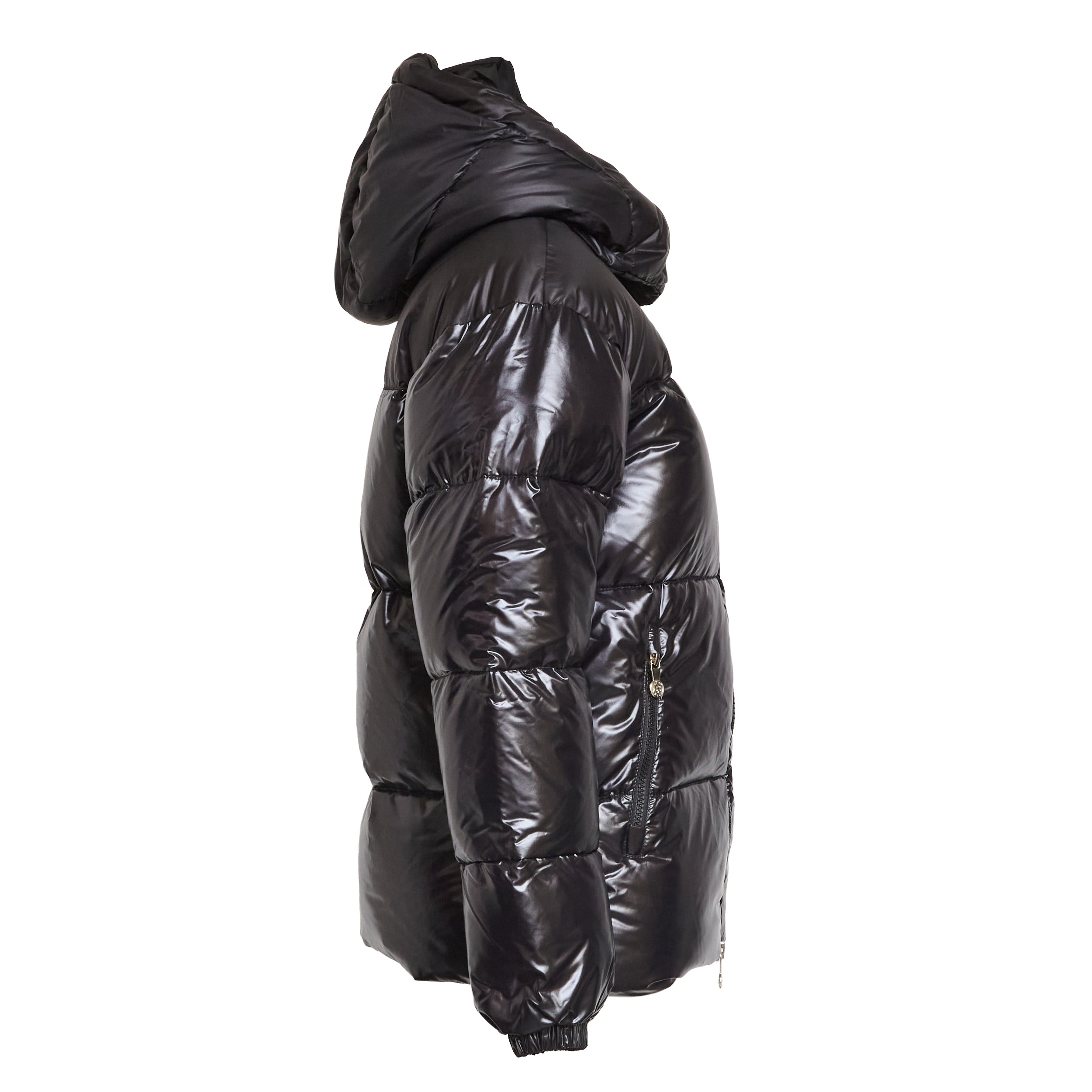PYRENEX Mini Bomber Jacket with Removable Hood for Women