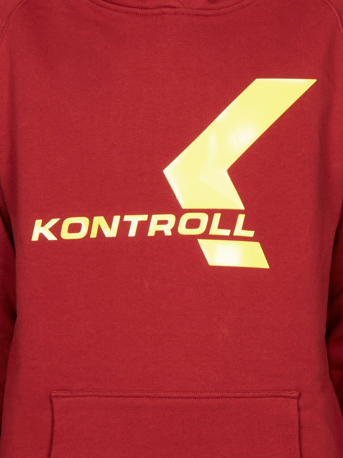 KAPPA KONTROLL Men's Mini Cotton Hoodie with Contrasting Rubber Logo - Size L