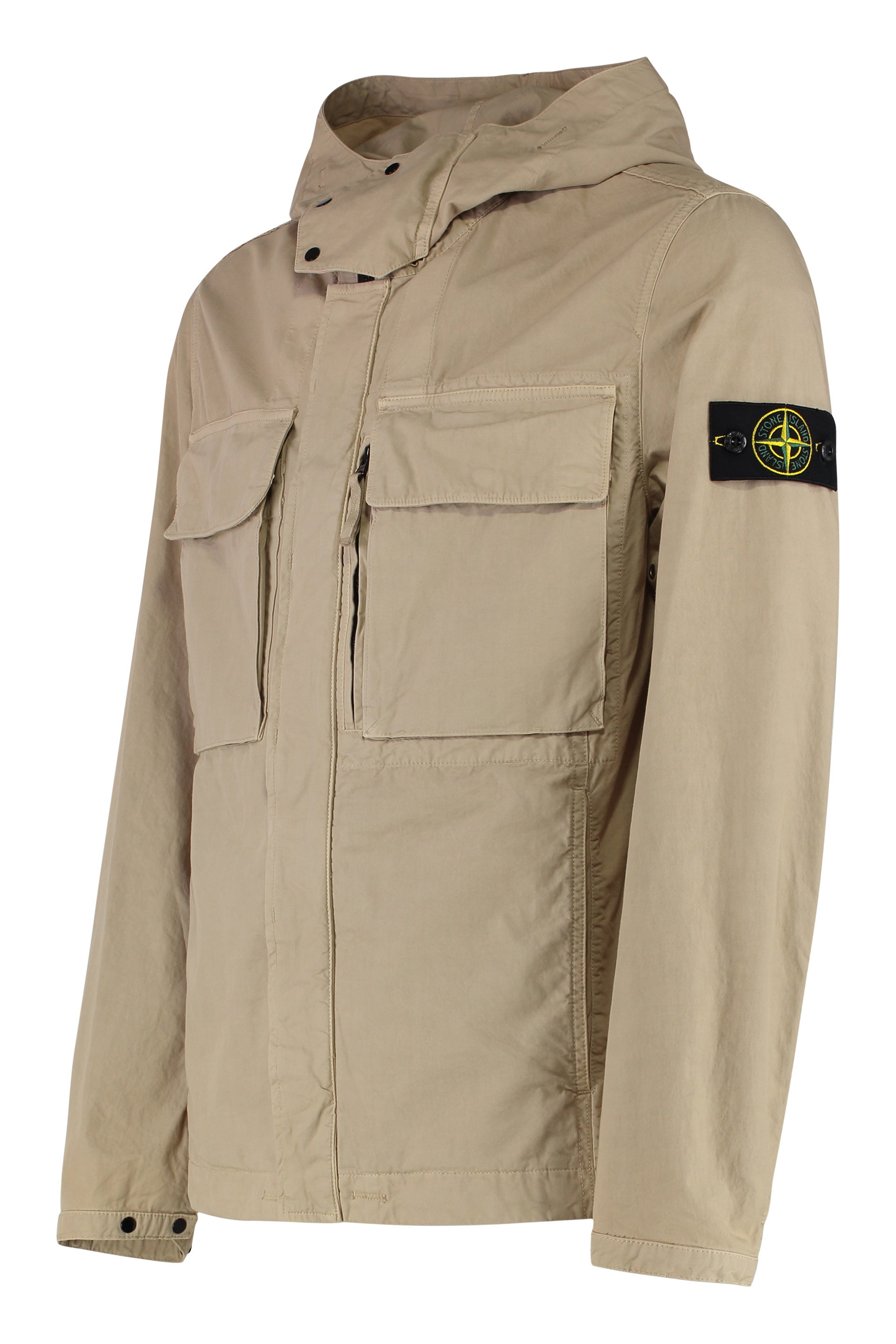 STONE ISLAND Men's Hooded Windbreaker
