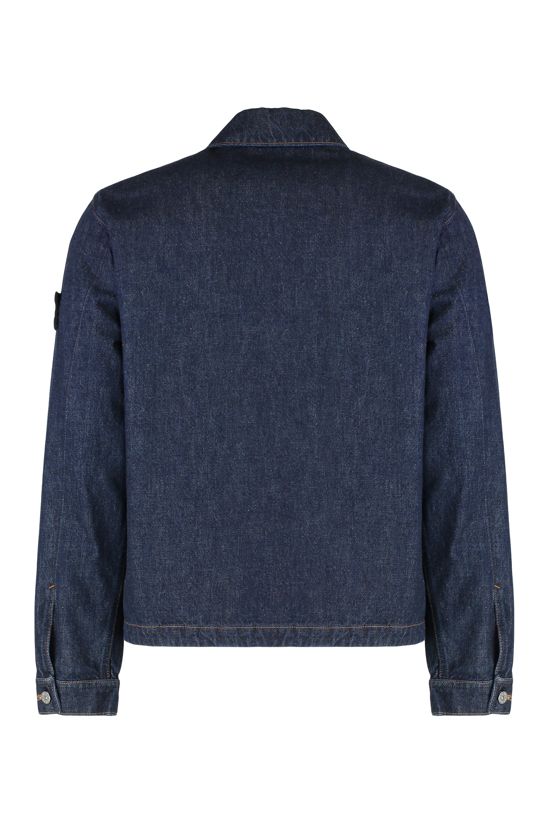 STONE ISLAND Coach Jacket in Organic Indigo-Dyed Cotton