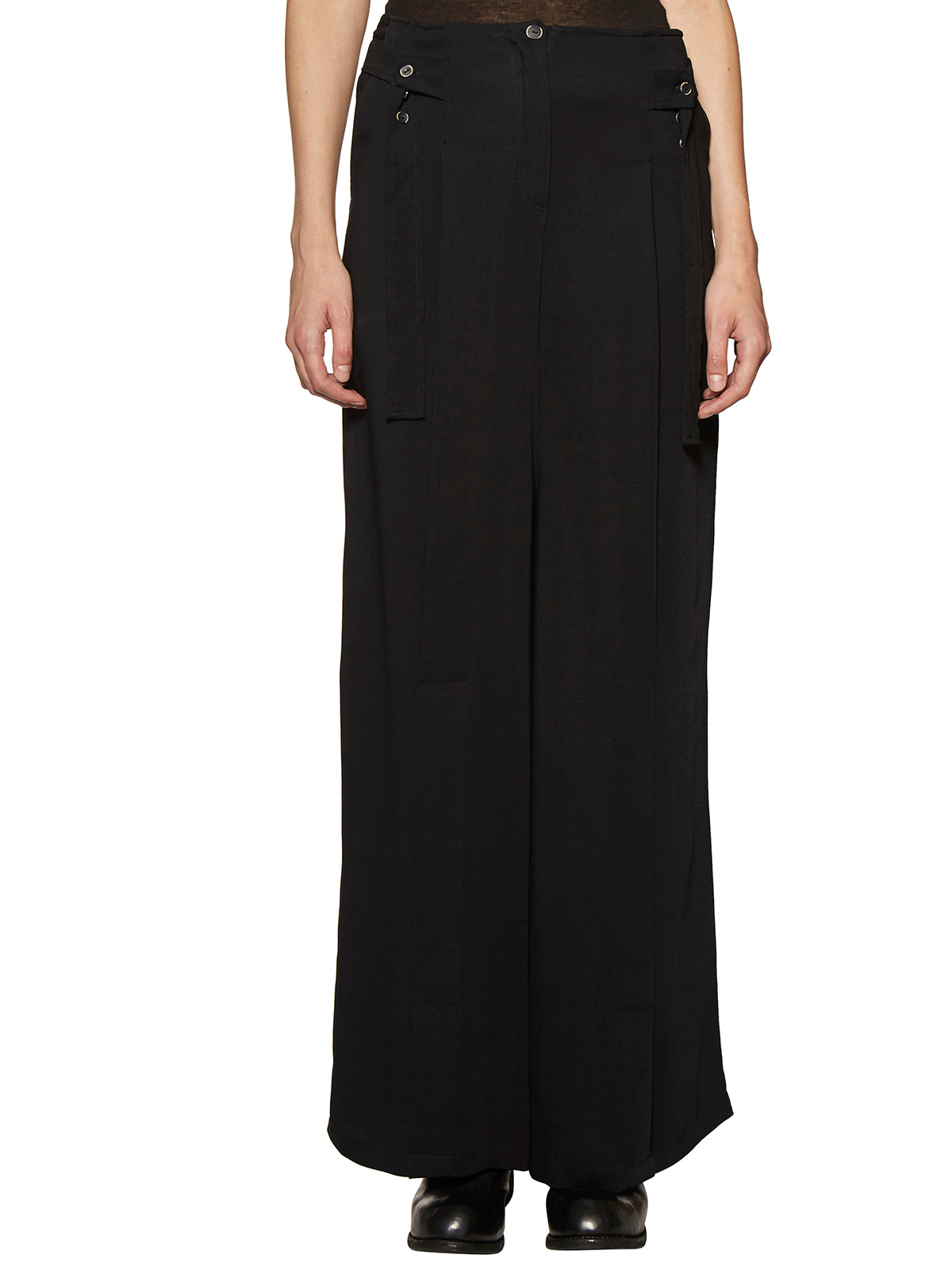 PRIMORDIAL IS PRIMITIVE Adjustable Women's Trousers with Coulisse