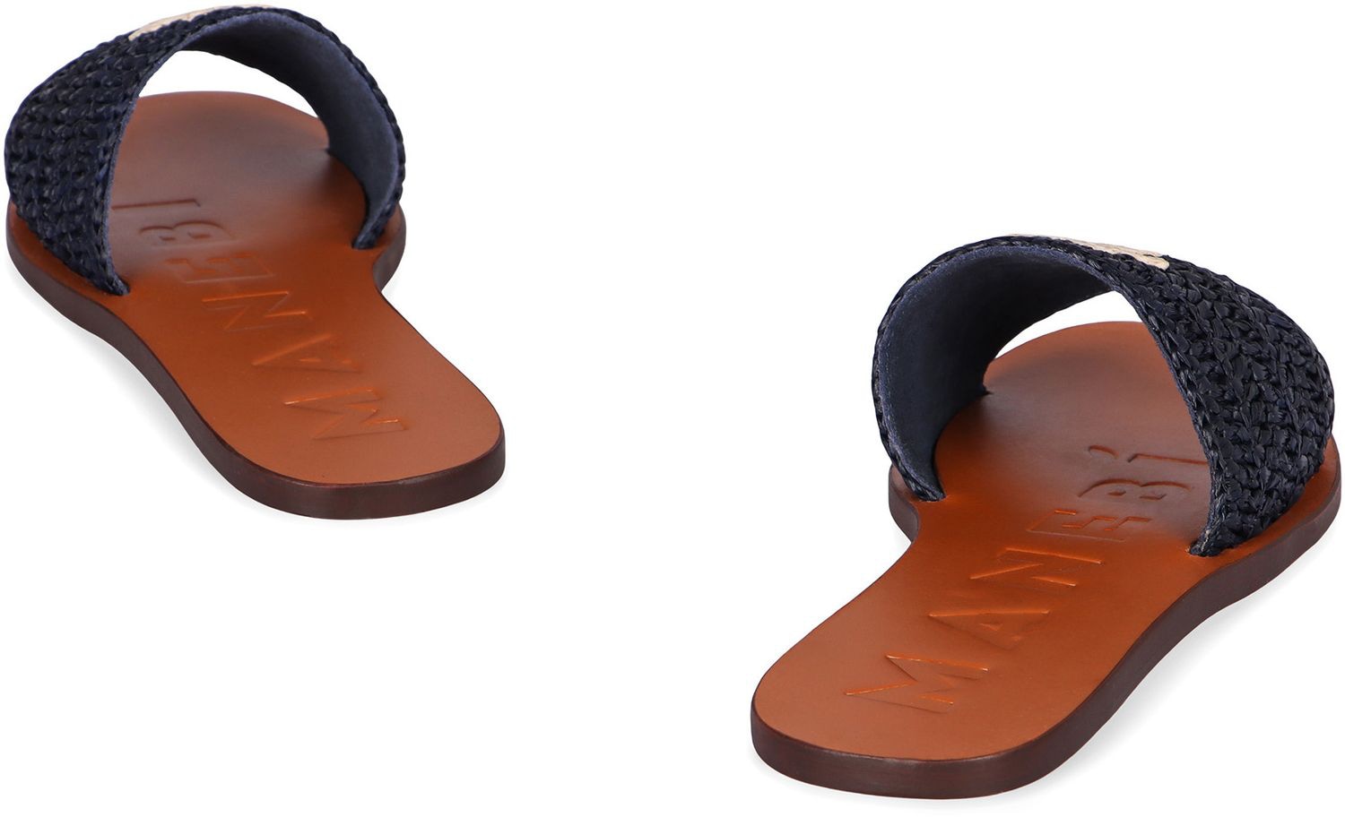 MANEBI Stylish Round Toeline Flat Sandals for Women