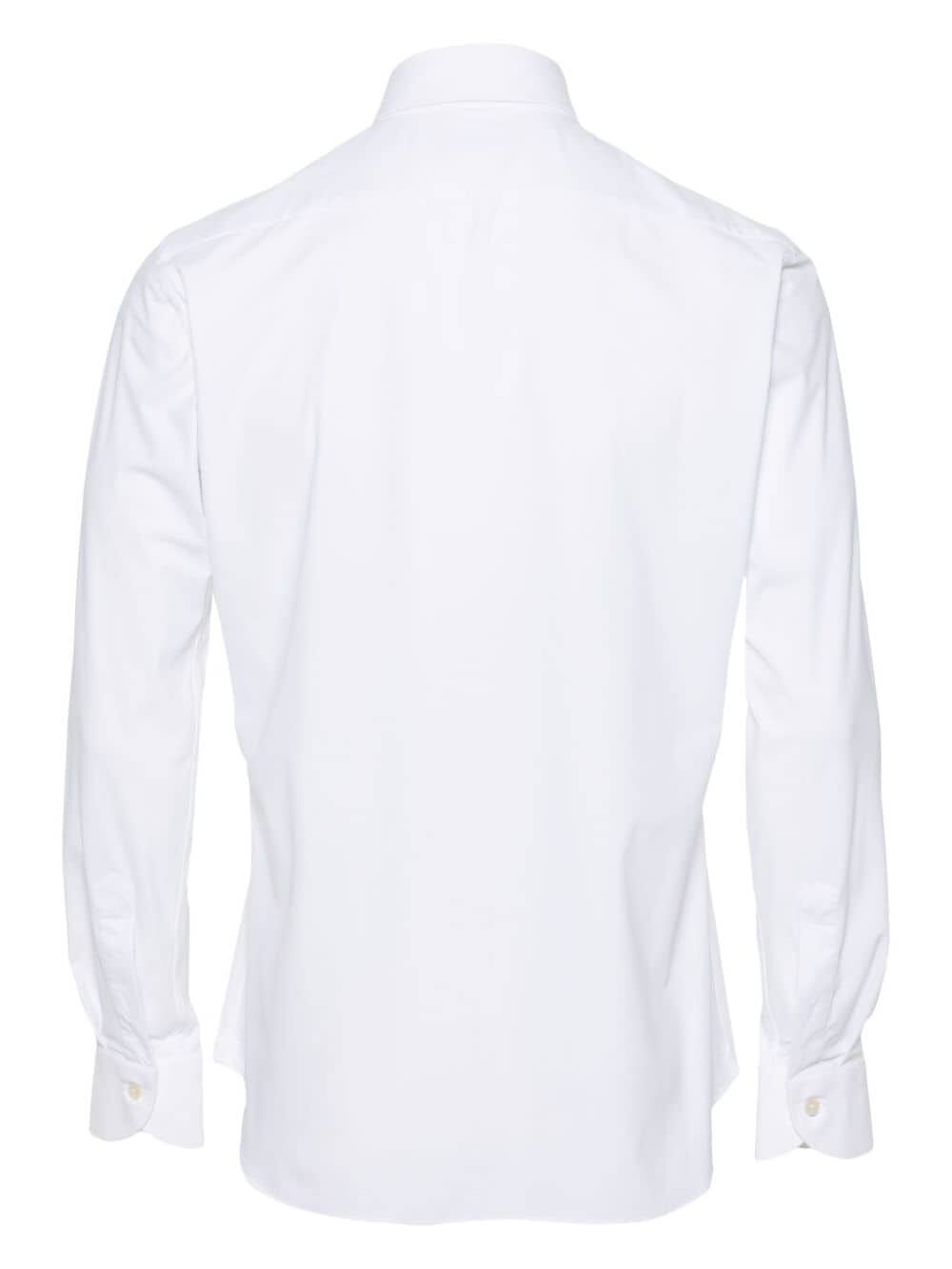 TINTORIA MATTEI Men's Stretch Mini Check Shirt