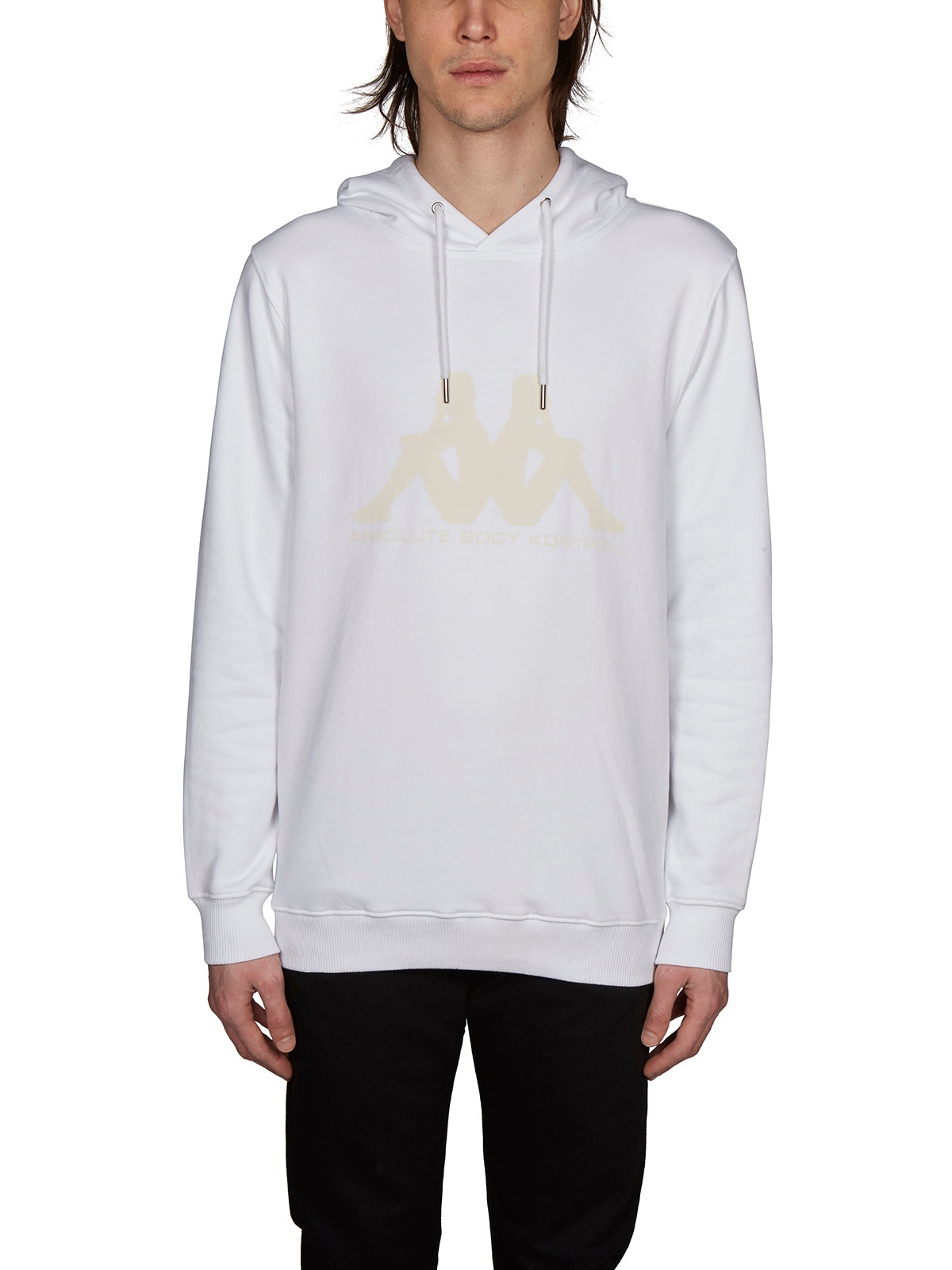 KAPPA KONTROLL Men's Cotton Sweatshirt with Drawstring Hood - Size L