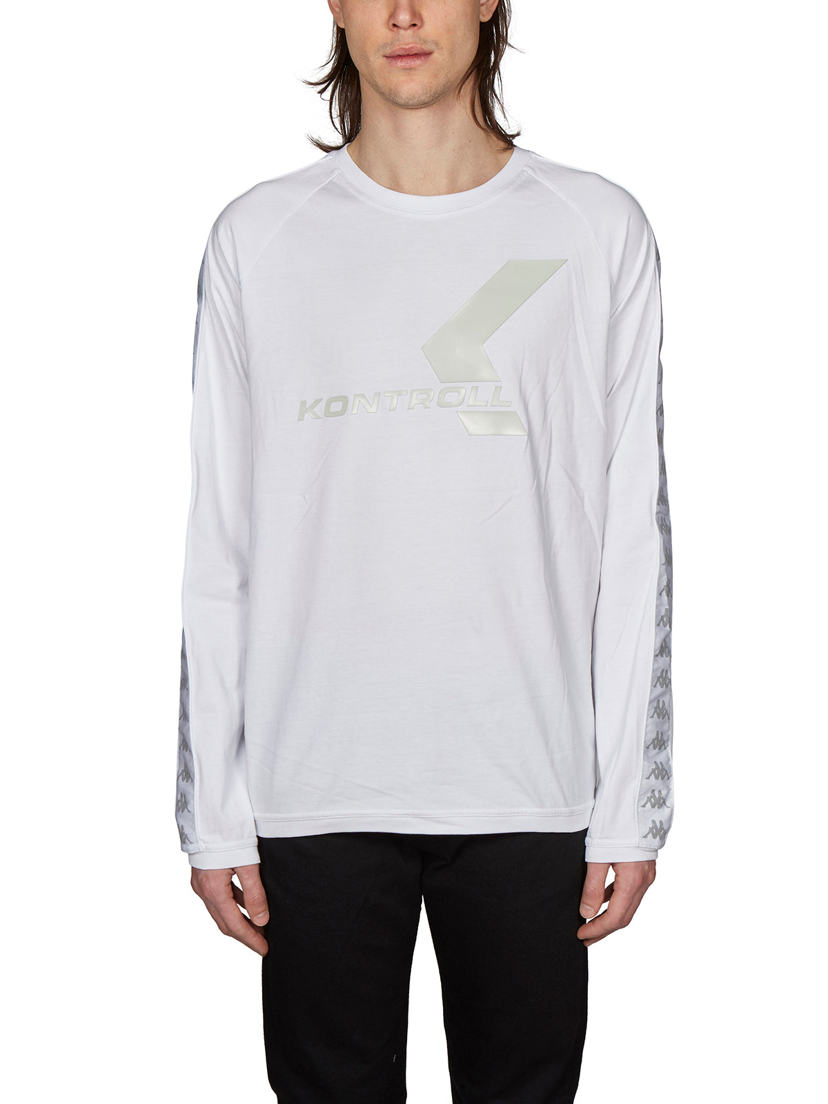 KAPPA KONTROLL Men's Crewneck Logo T-Shirt M/L