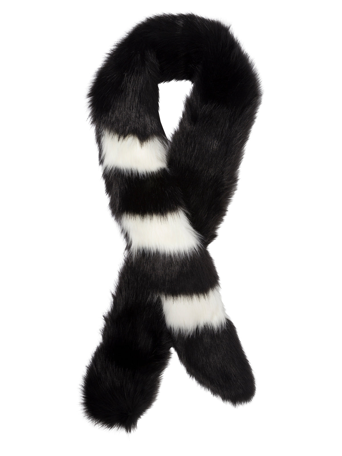 OFF-WHITE Luxurious Faux Fur Scarf