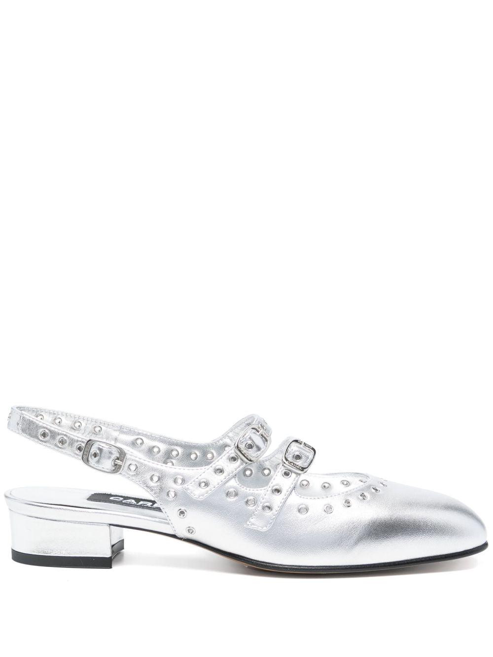 CAREL PARIS Queen Leather Ballet Flats