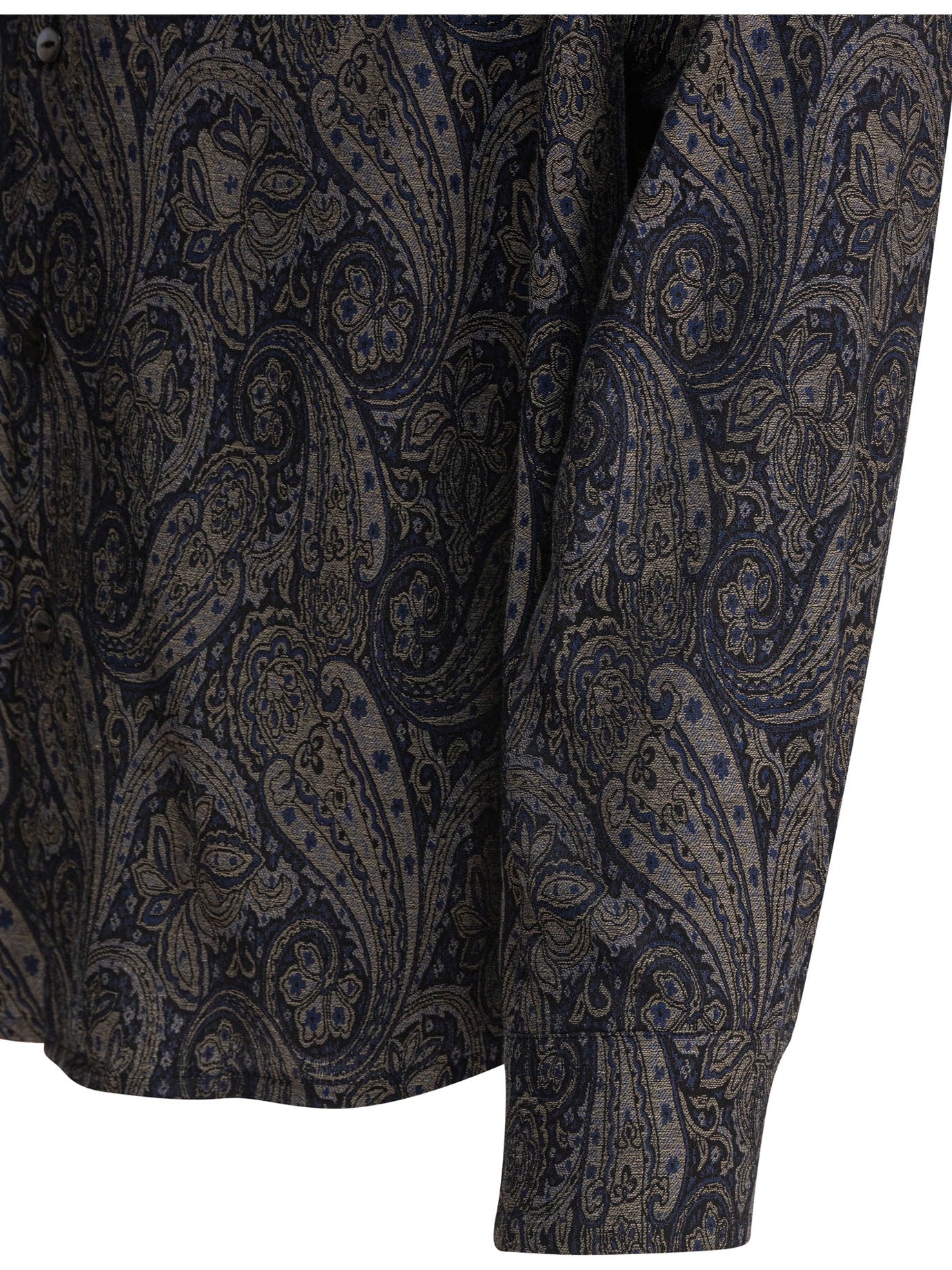 NEEDLES Relaxed Fit Camp Collar Long Sleeve Shirt