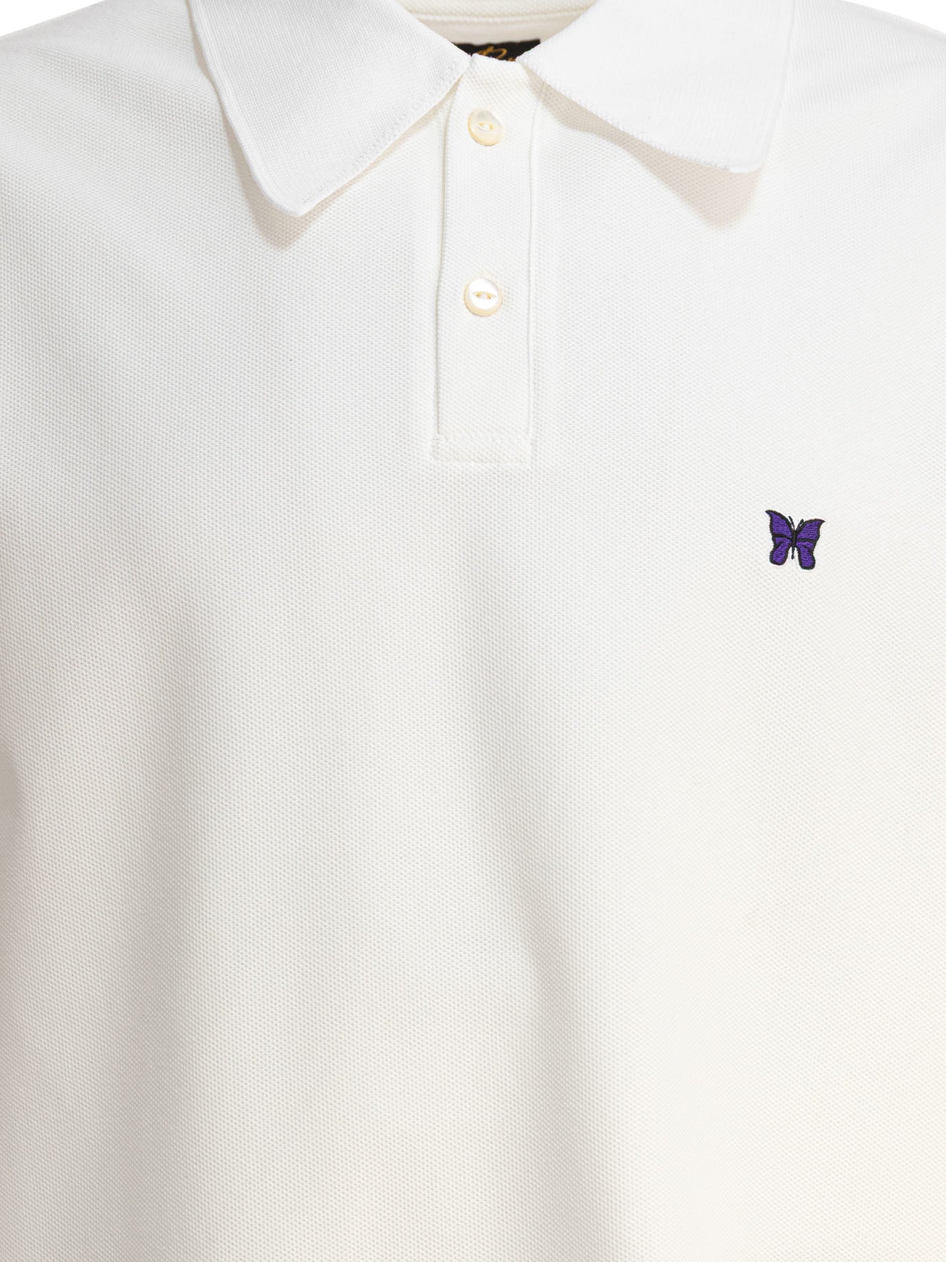 NEEDLES Men's Regular Fit Short Sleeve Polo Shirt