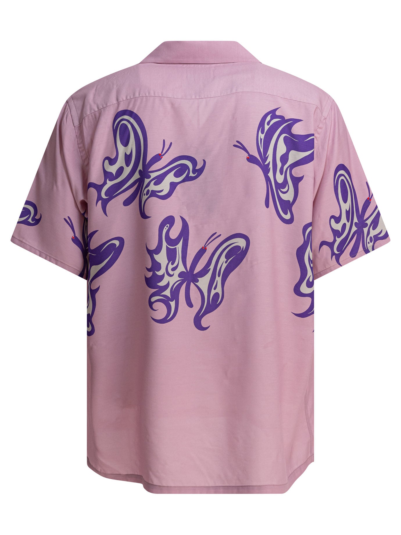 NEEDLES Regular Fit Camp Collar Short Sleeve Shirt