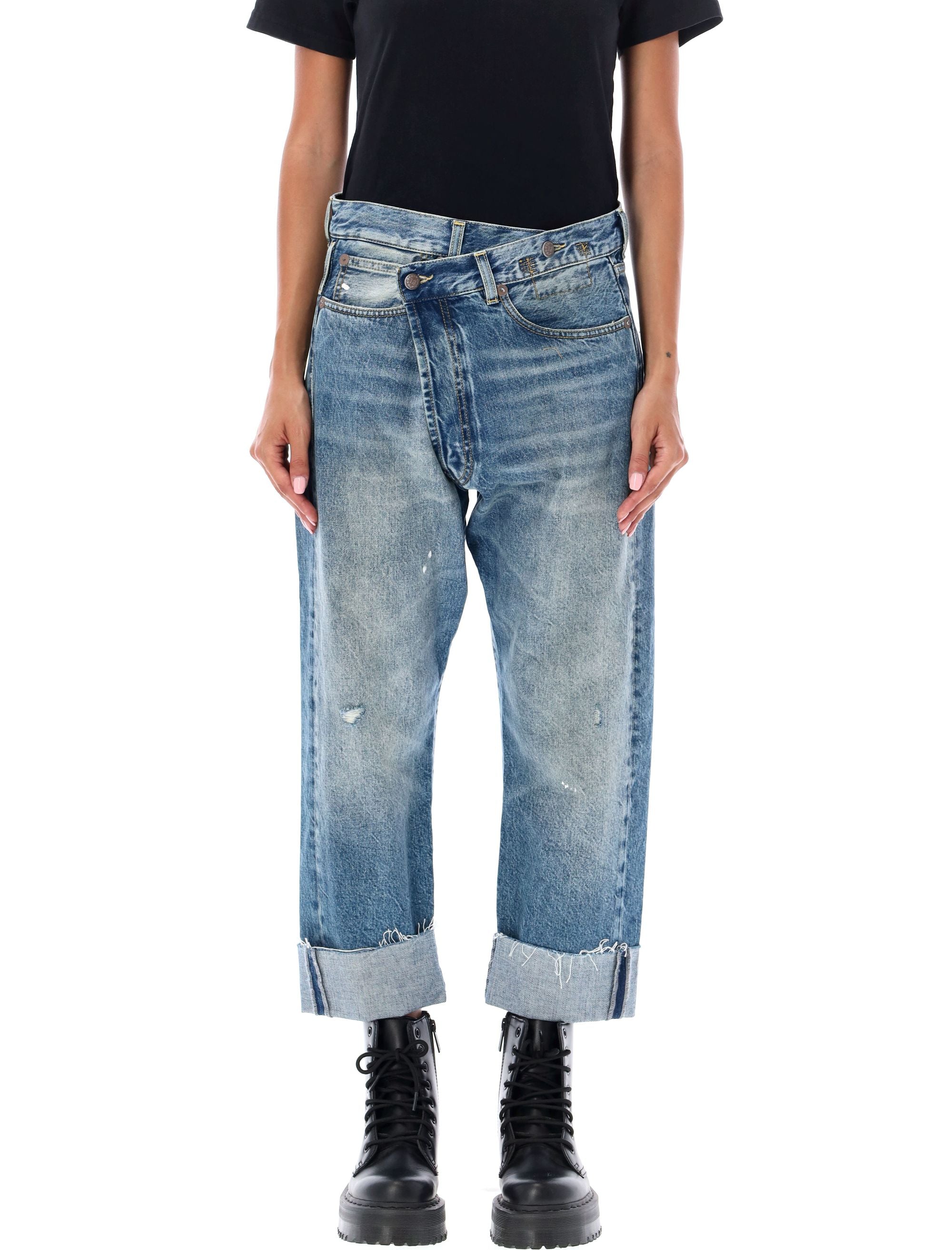 R13 Relaxed Fit Crossover Jeans - Size 26