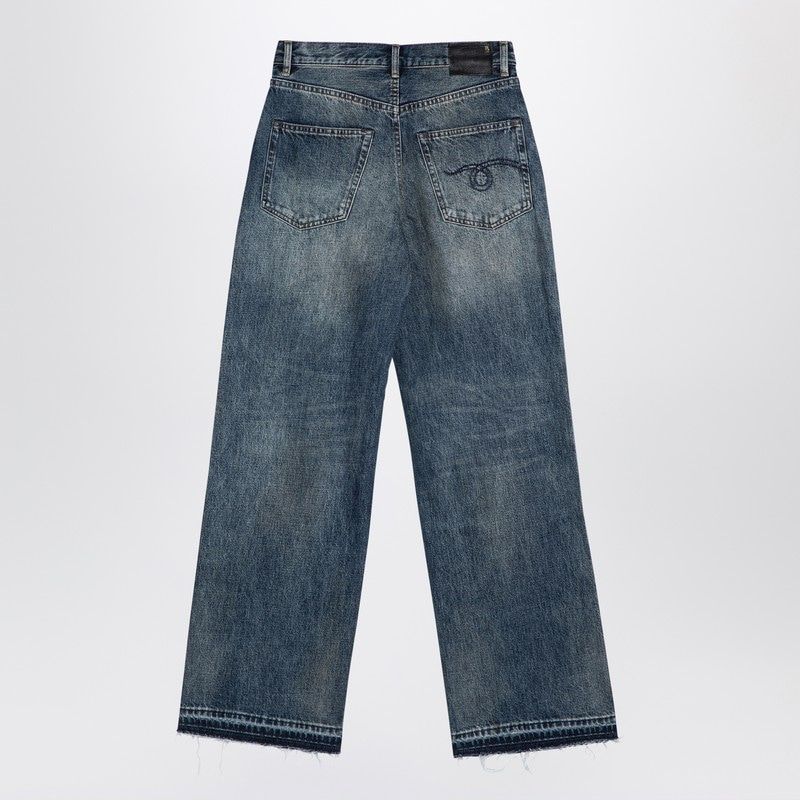 R13 Washed-Out Denim Jeans for Women