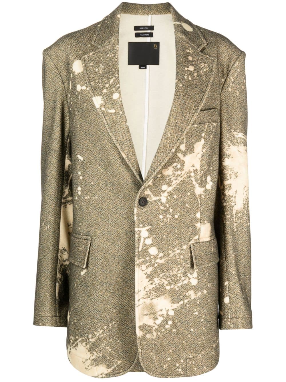 R13 Oversized Ragged Blazer