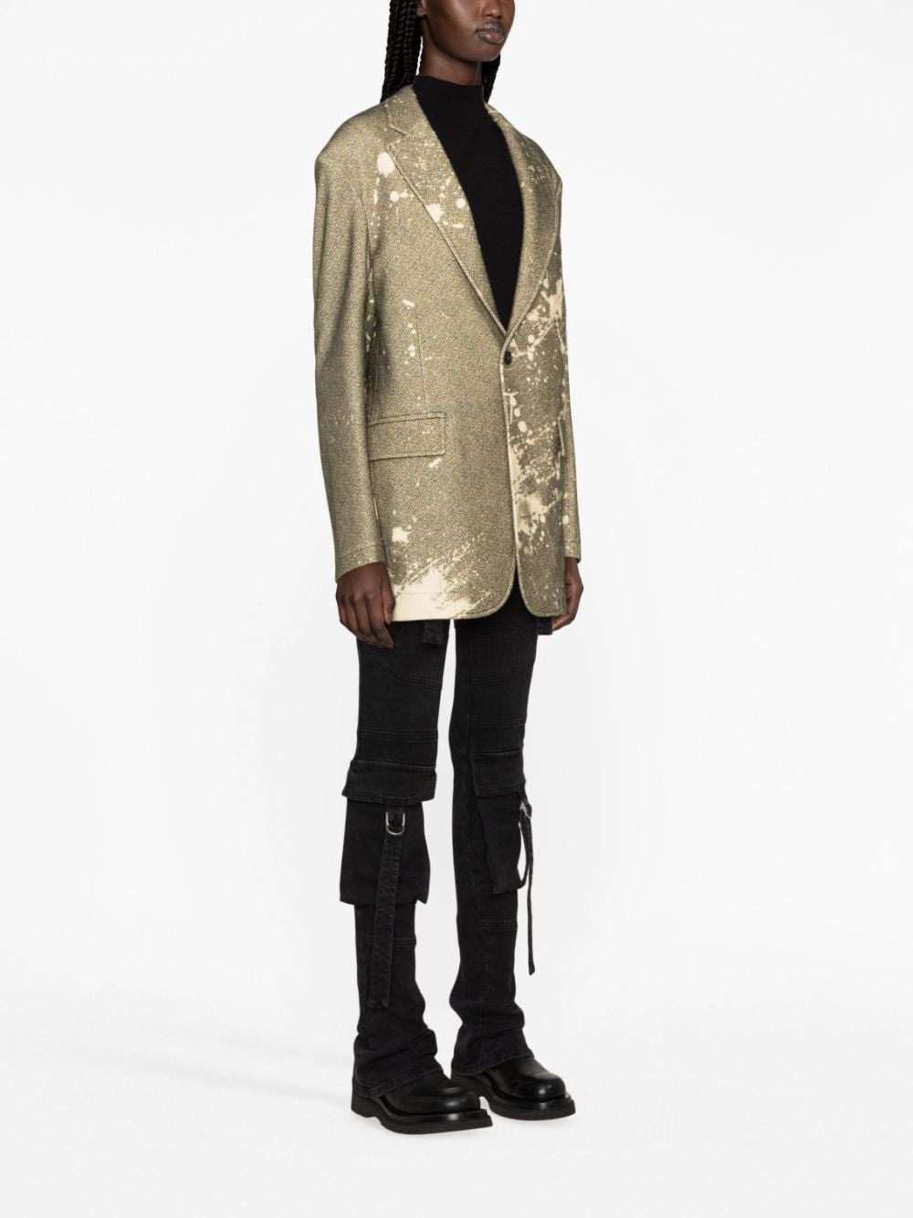 R13 Oversized Ragged Blazer