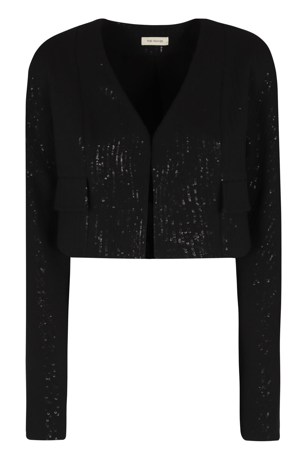 THE MANNEI Sequined Silk Jacket