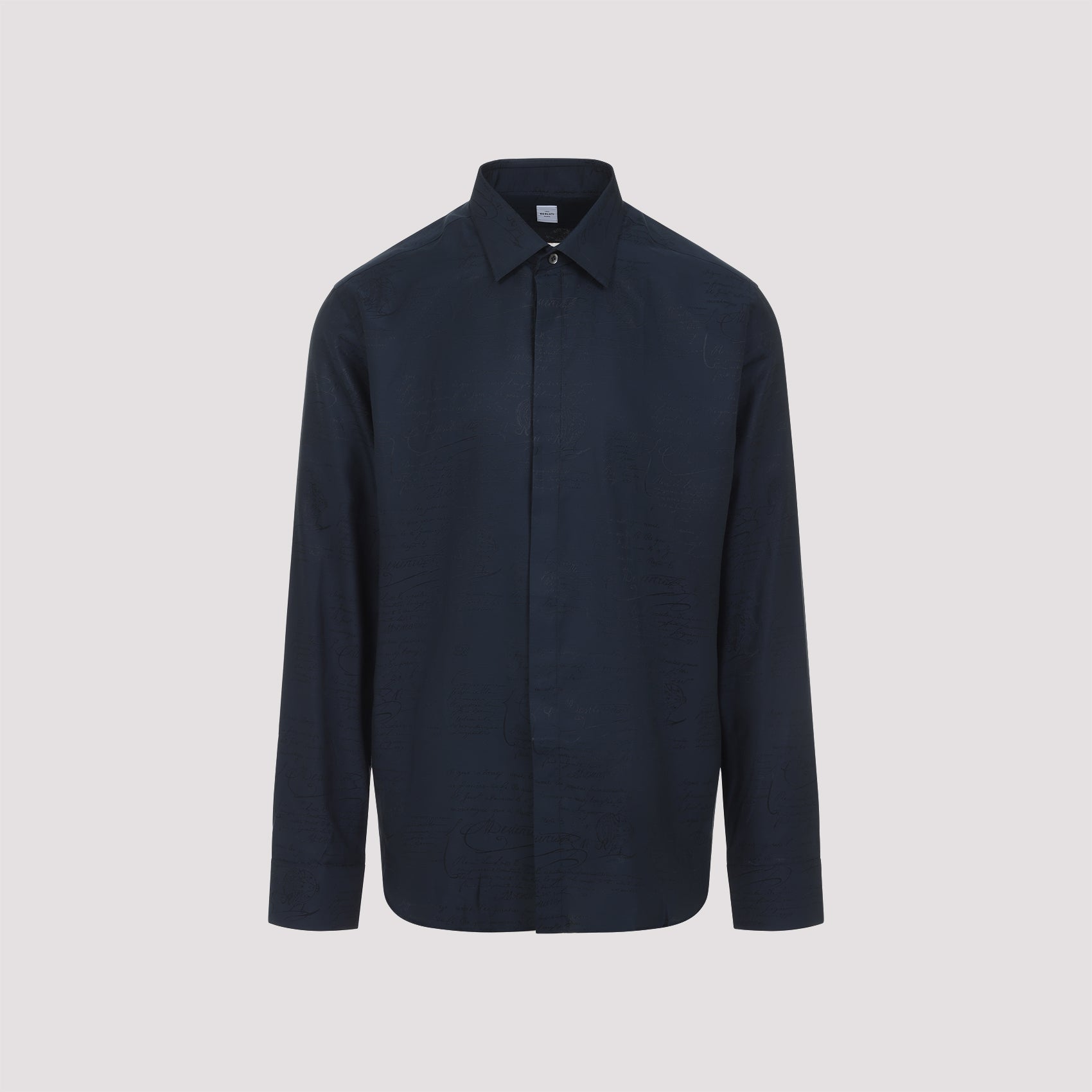 BERLUTI Mulberry Silk Shirt for Men