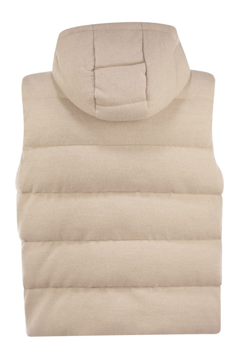 PESERICO Men's Down-Filled Hooded Vest