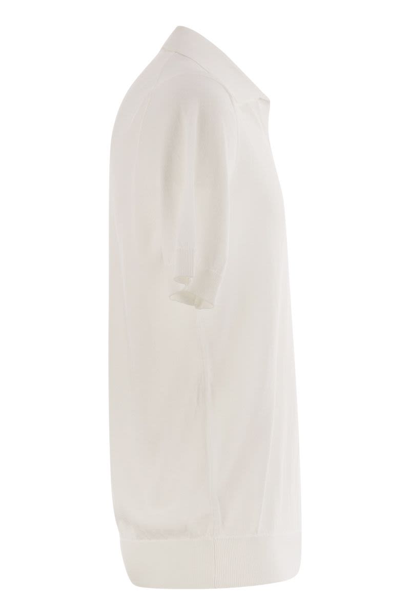 PESERICO Pure Cotton Yarn Polo Shirt for Men