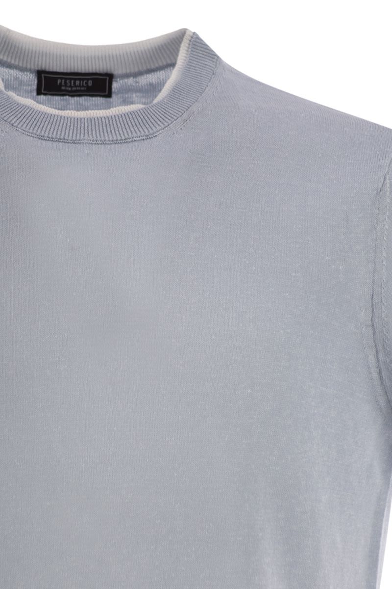 PESERICO Linen and Cotton Yarn T-Shirt - Regular Fit