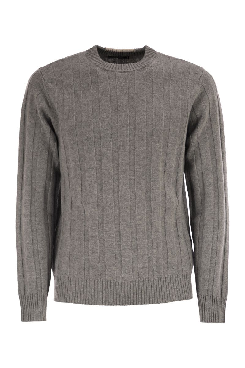 PESERICO Wool and Cashmere Ribbed Jumper
