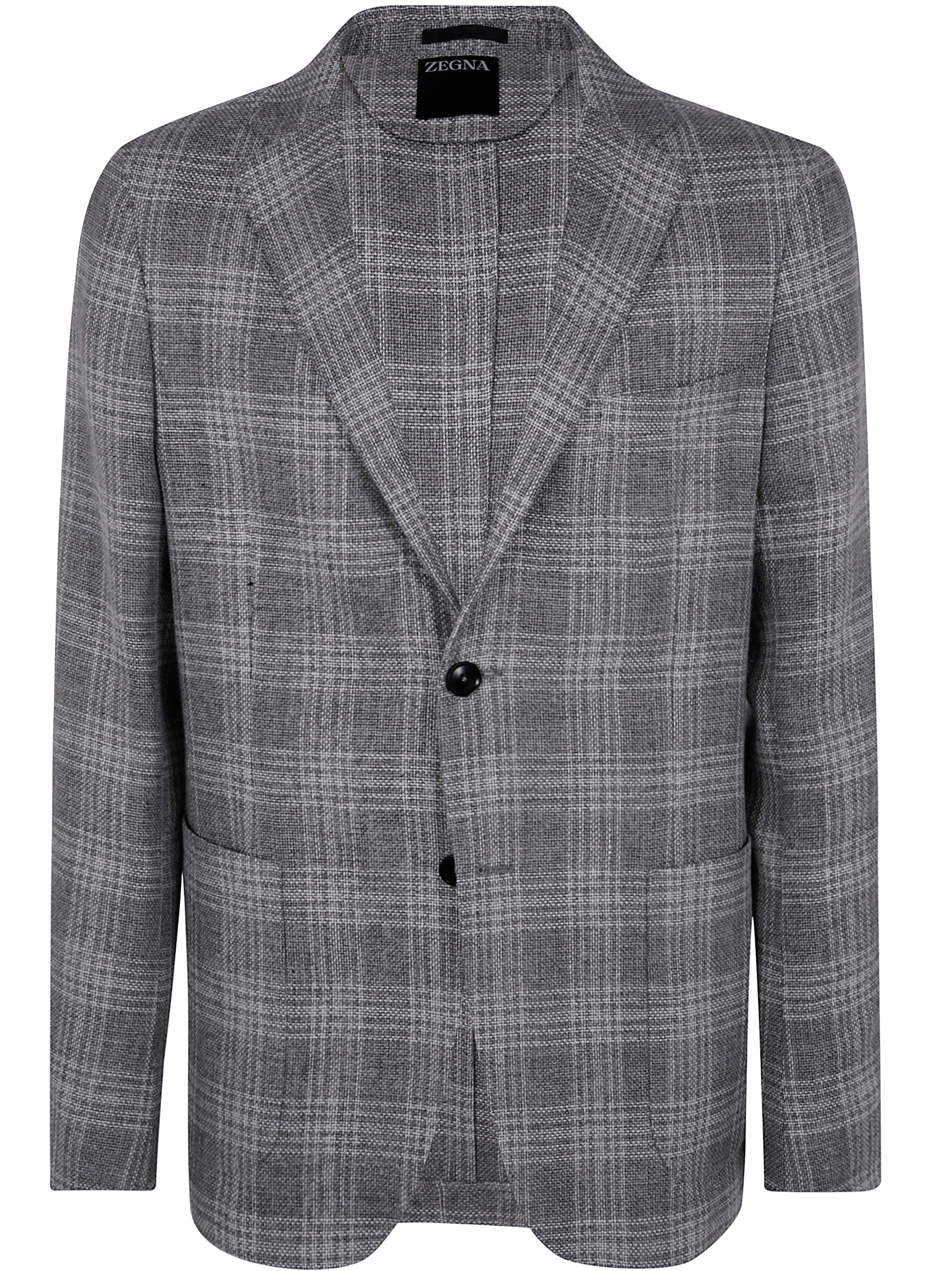 ZEGNA Wool and Linen Jacket for Men - SS25 Collection