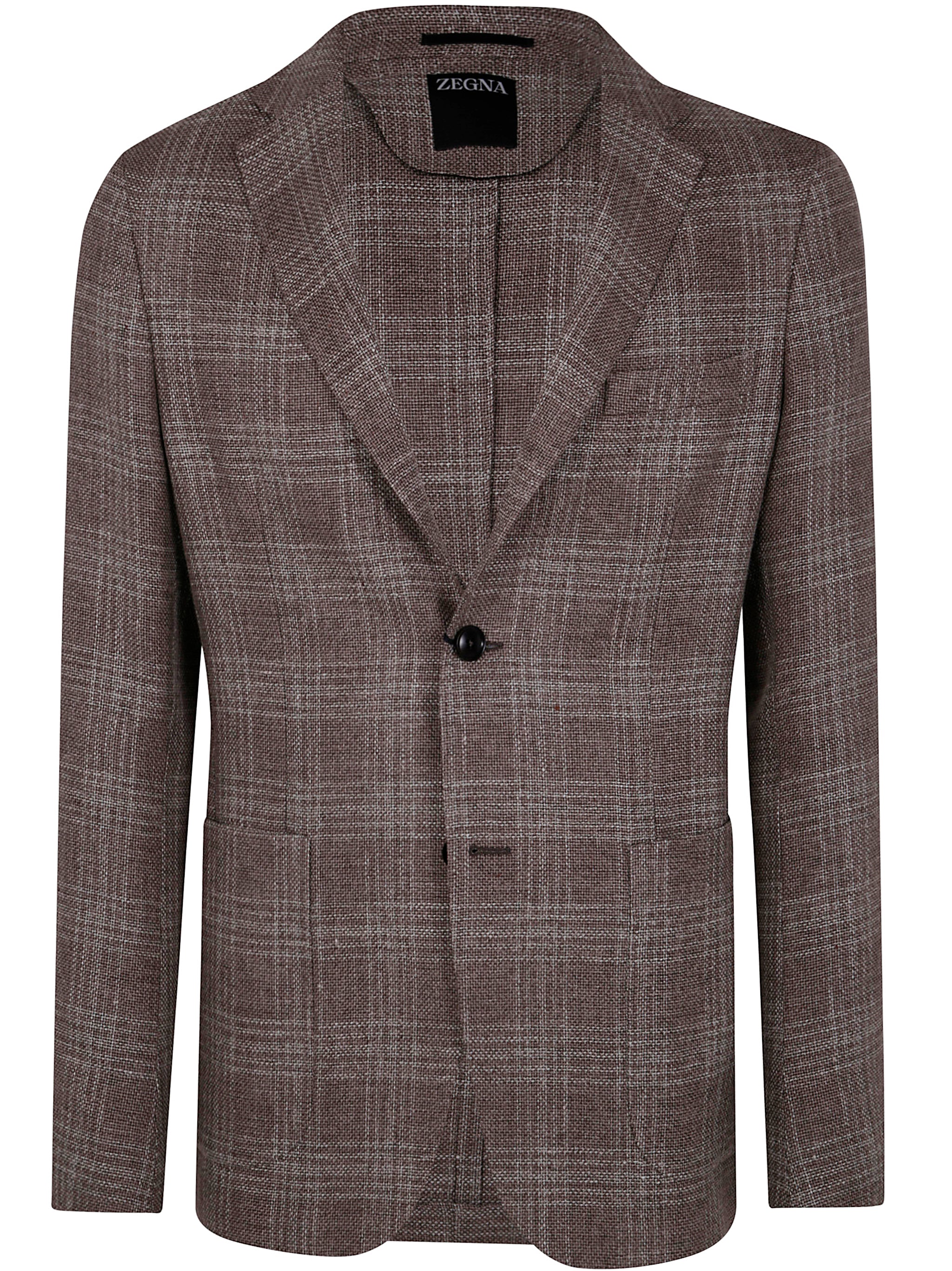 ZEGNA Wool and Linen Jacket for Men - SS25