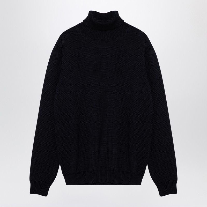 ROBERTO COLLINA Classic Merino Wool Turtleneck Pullover