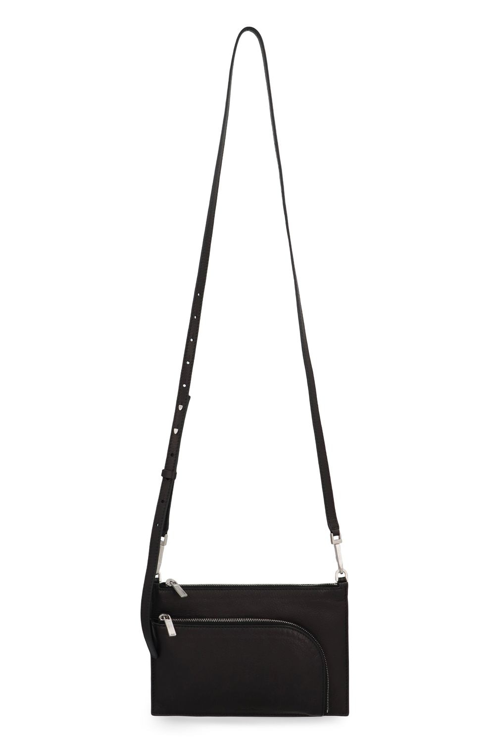 RICK OWENS Genuine Leather Clutch Bag - 22.5 cm x 14.5 cm