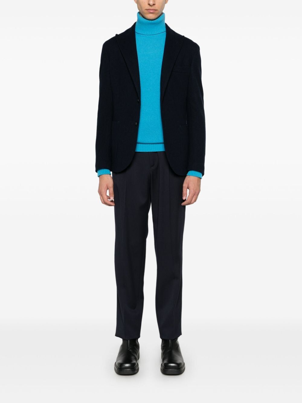 NUUR Men's Long Sleeve Turtleneck Sweater