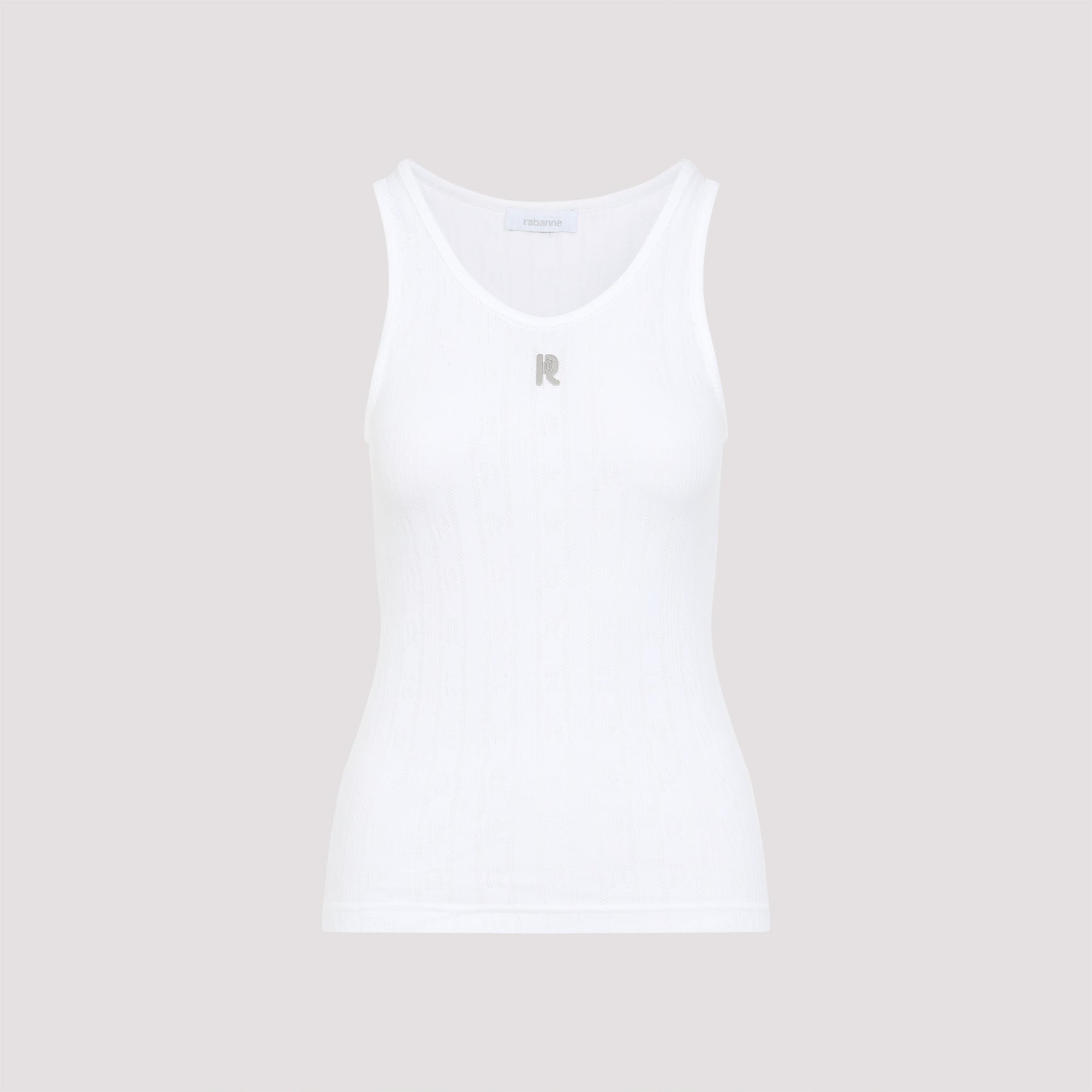 RABANNE Elegant Cotton Top for Modern Women - SS25