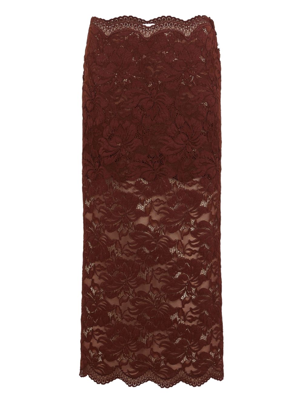 RABANNE Stylish Brown Skirt - Women's Mini Design for FW25