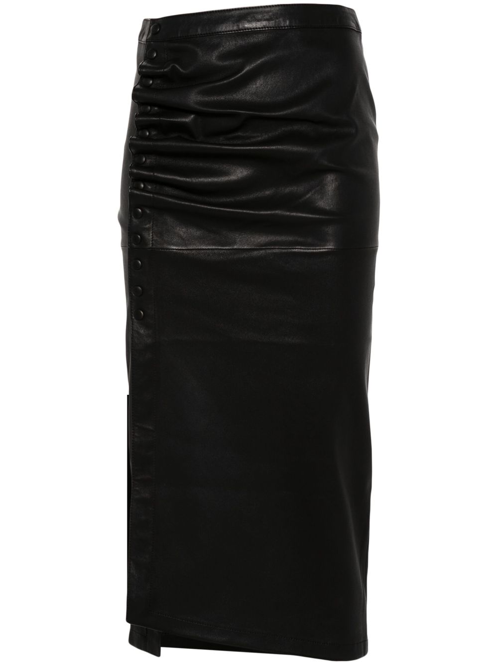 RABANNE Luxe Lambskin Mini Skirt