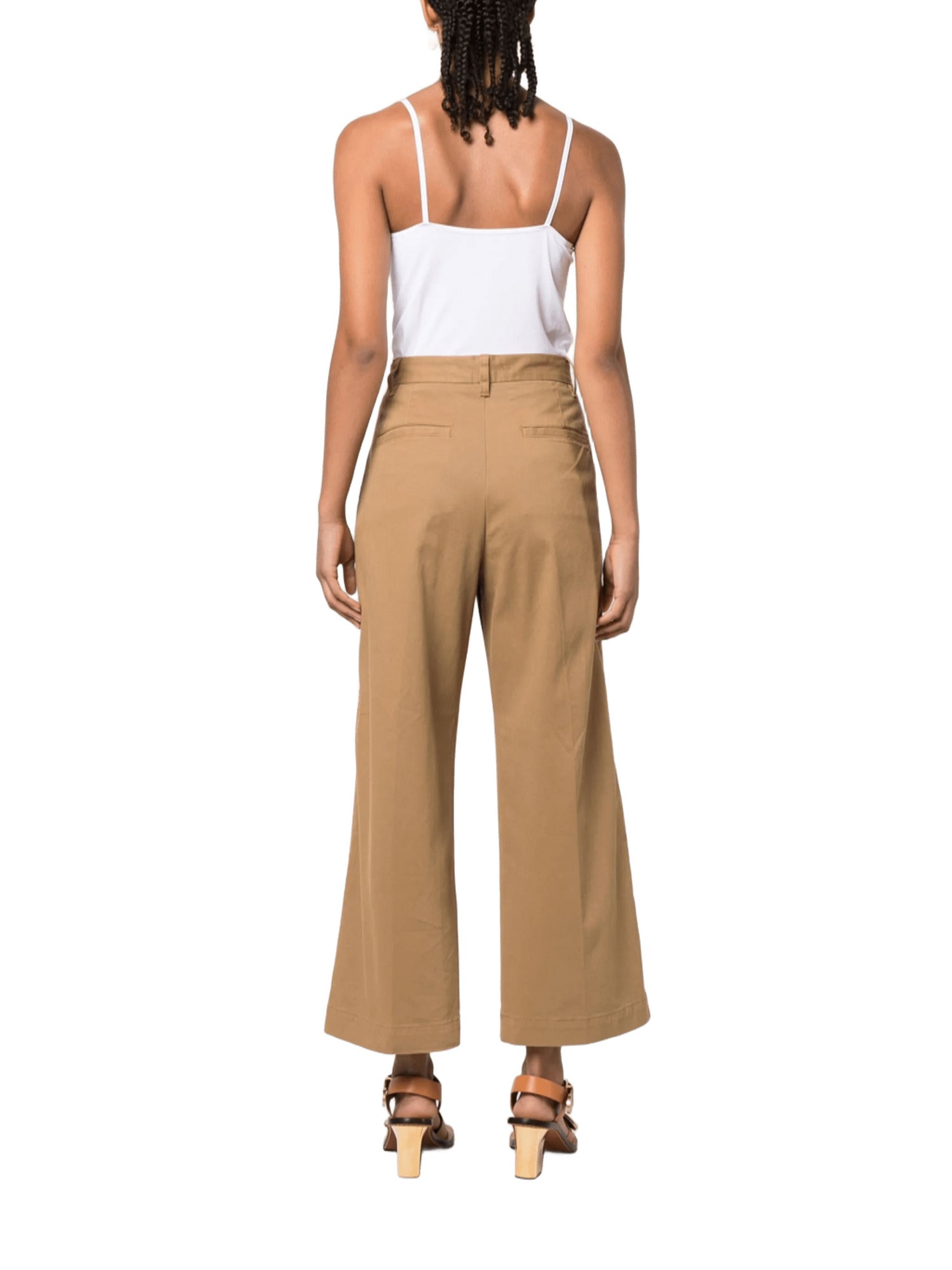 RALPH LAUREN Chic High-Waisted Wide-Leg Trousers